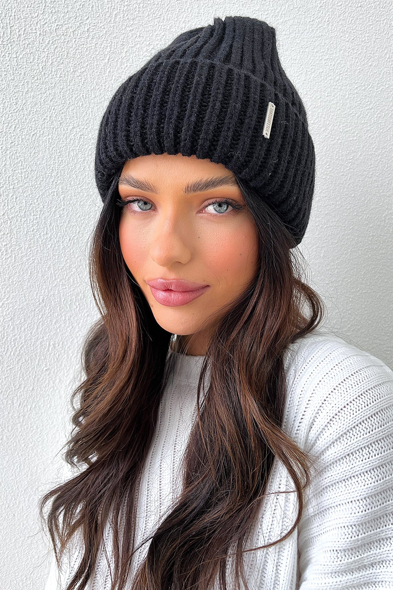 Luna Beanie Hat for Women & Men - Soft Winter Knit Beanie, Black - Perfect for Cold Weather, Outdoor Activities & Casual Wear