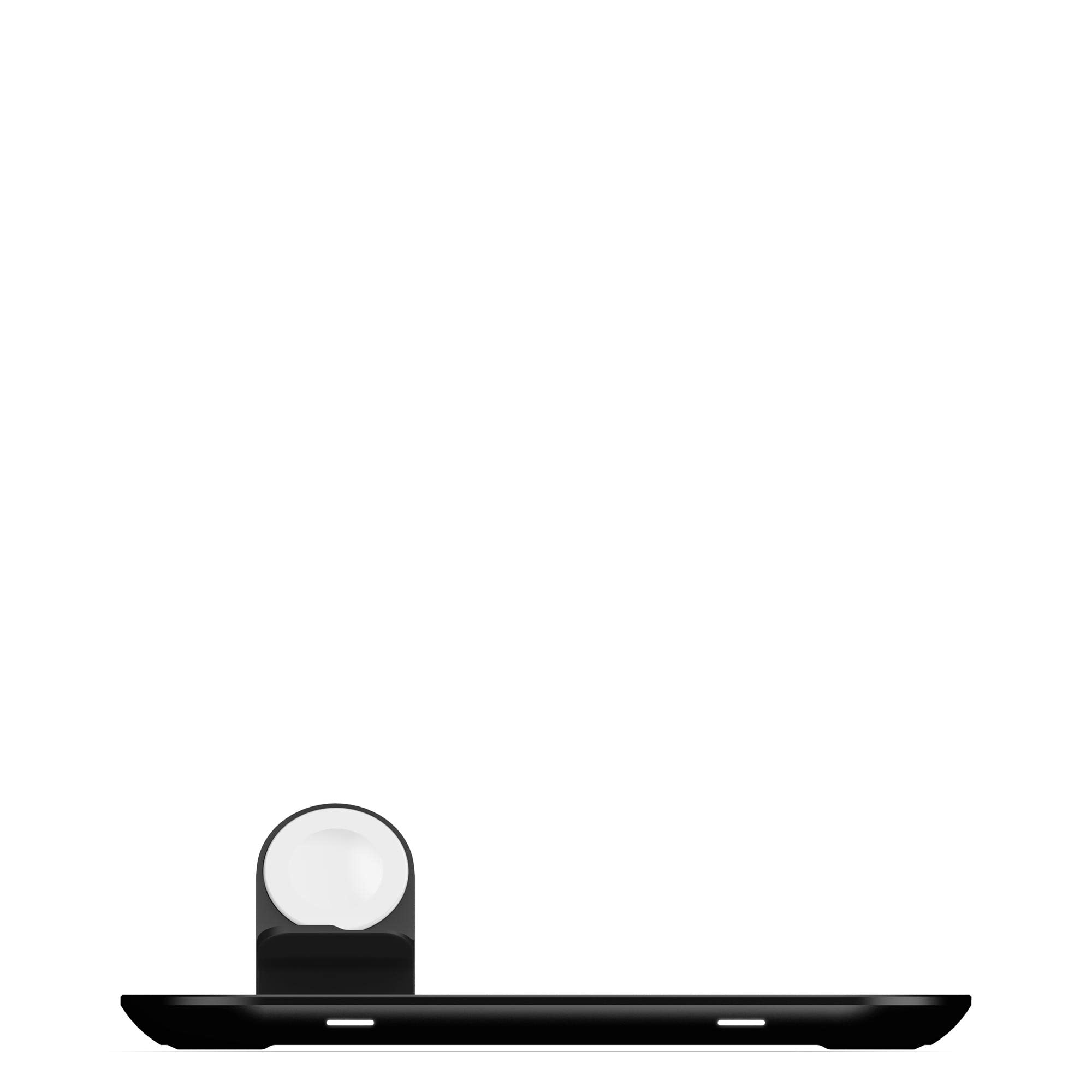 mophie 3-in-1 Wireless Charging Pad - 7.5W Qi-Certified Fast Charger for iPhone 11/12/13 Series, XS Max/XS/XR/X, 8/8 Plus, AirPods & Apple Watch (Black) | Perfect for Bedside, Office & Travel Charging