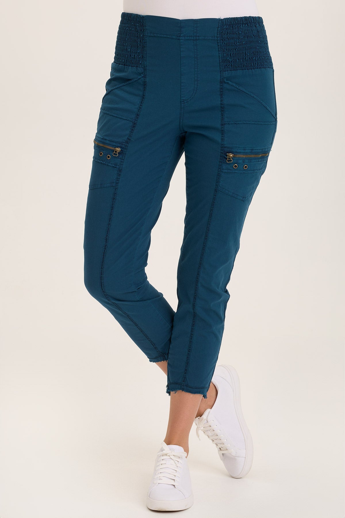 Acker Women's Slim Fit Zip-Up Crop Top - Stylish & Comfortable for Casual Wear, Workouts & Layering