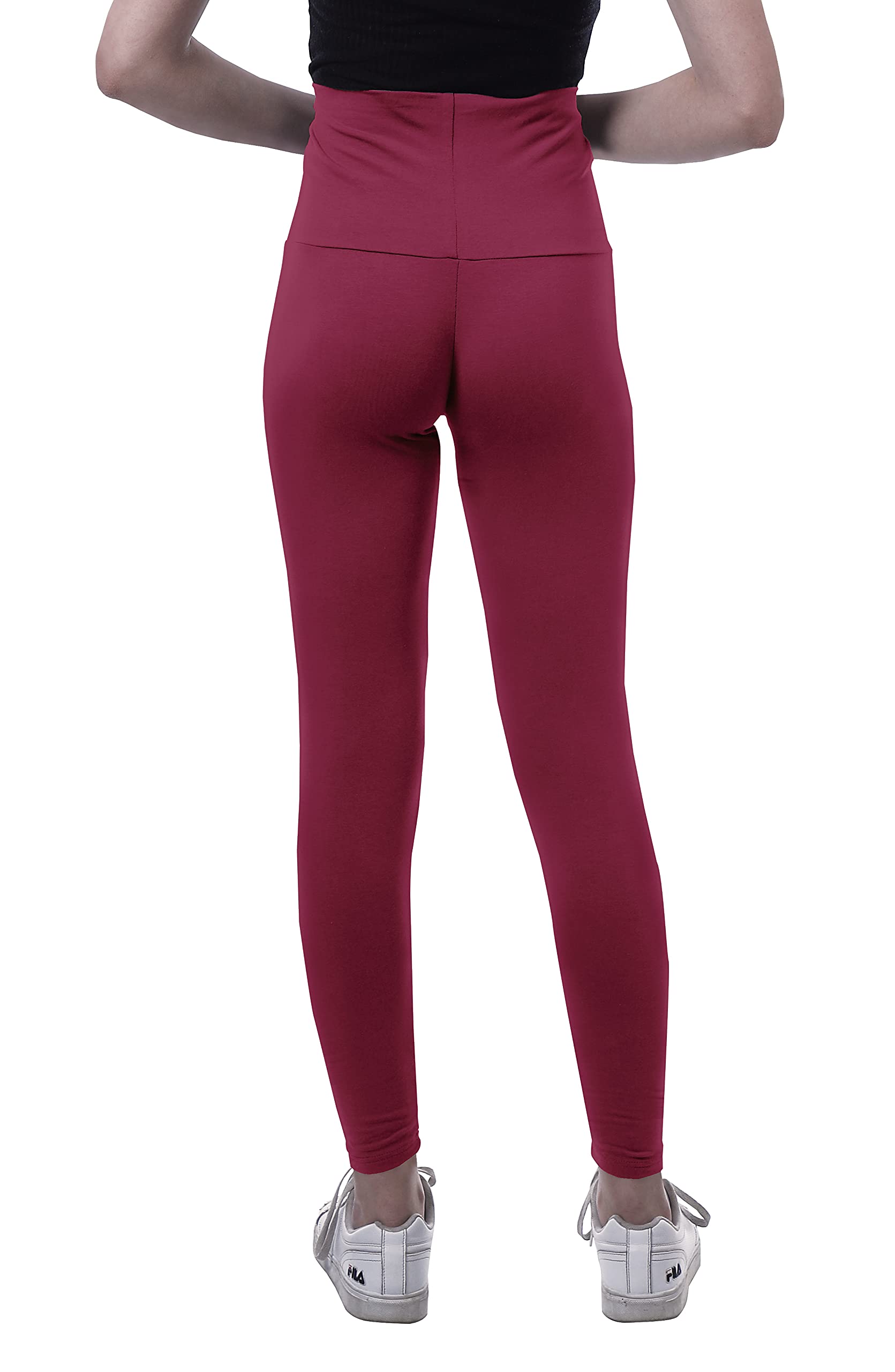 **Moomaya High Waisted Yoga Pants for Women - Corset Style Tummy Control Workout Leggings - Perfect for Yoga, Gym & Lounge Wear**