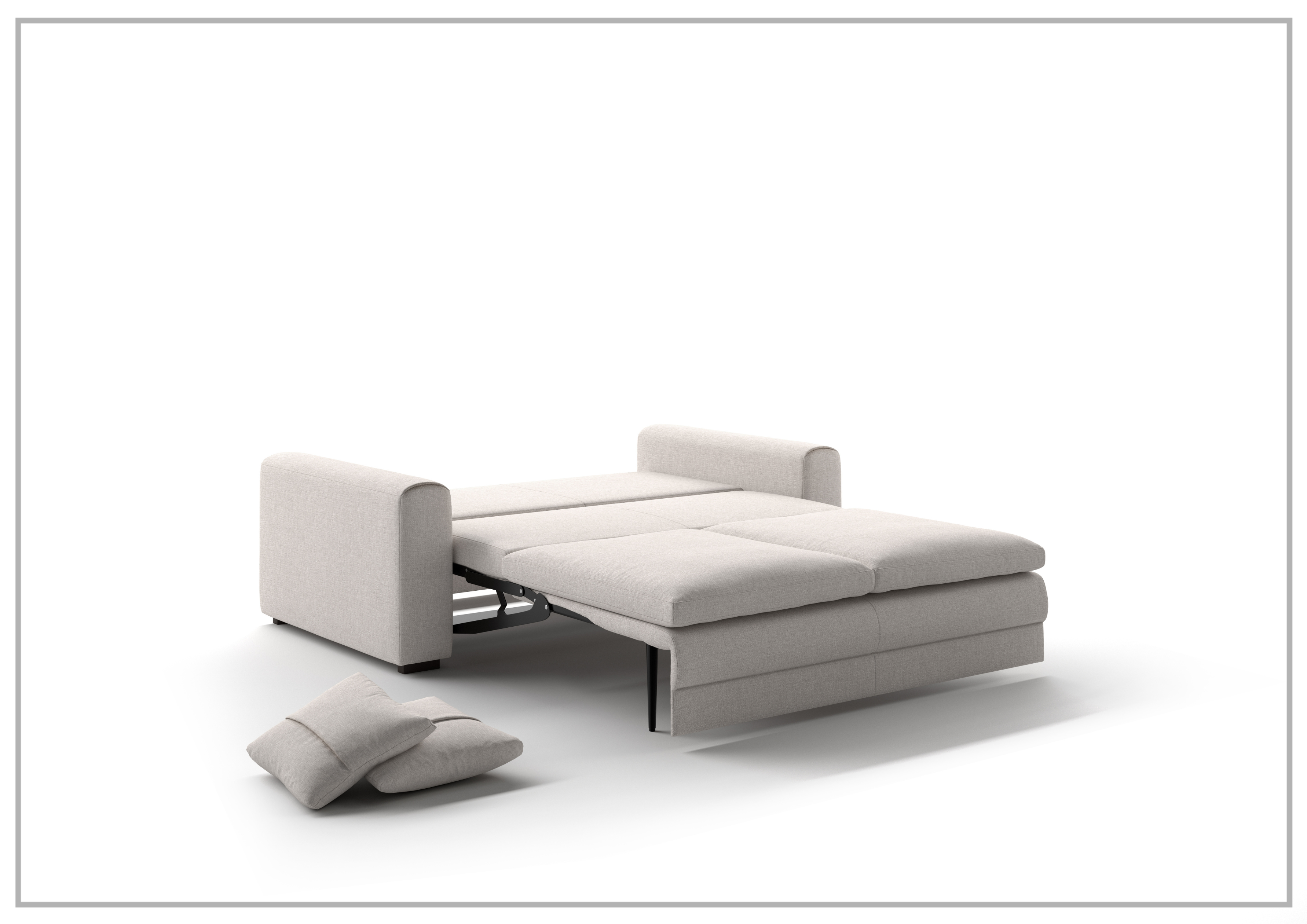 Luonto Cove Queen Sleeper Sofa Bed - Plush Pillow Top Mattress & Touch Hybrid Mechanism for Ultimate Comfort | Perfect for Guest Rooms, Small Apartments & Cozy Living Spaces
