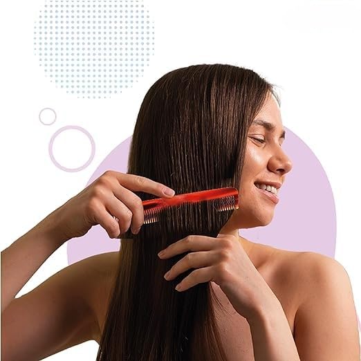 Premium Fine Tooth Pocket Combs for Women - Compact Travel Hair Comb Set (2 Pack) - Perfect for Purse, Gym Bag & On-the-Go Styling
