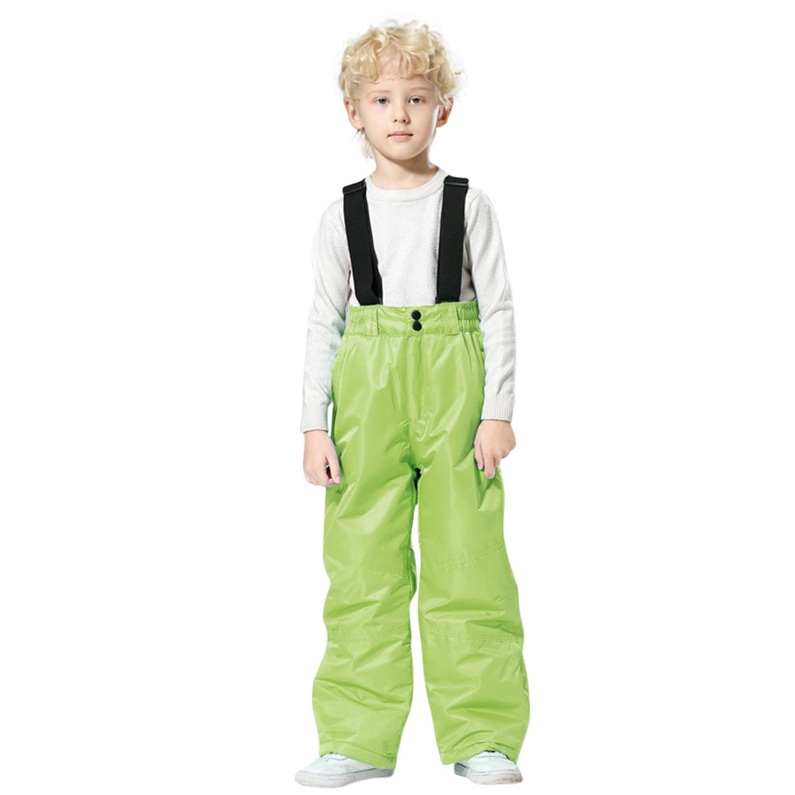 Kids Insulated Snow Bib Overalls - Waterproof Winter Snow Pants for Boys & Girls - Warm Ski & Snowboard Bibs for Outdoor Play - Perfect for Skiing, Snowboarding & Winter Adventures