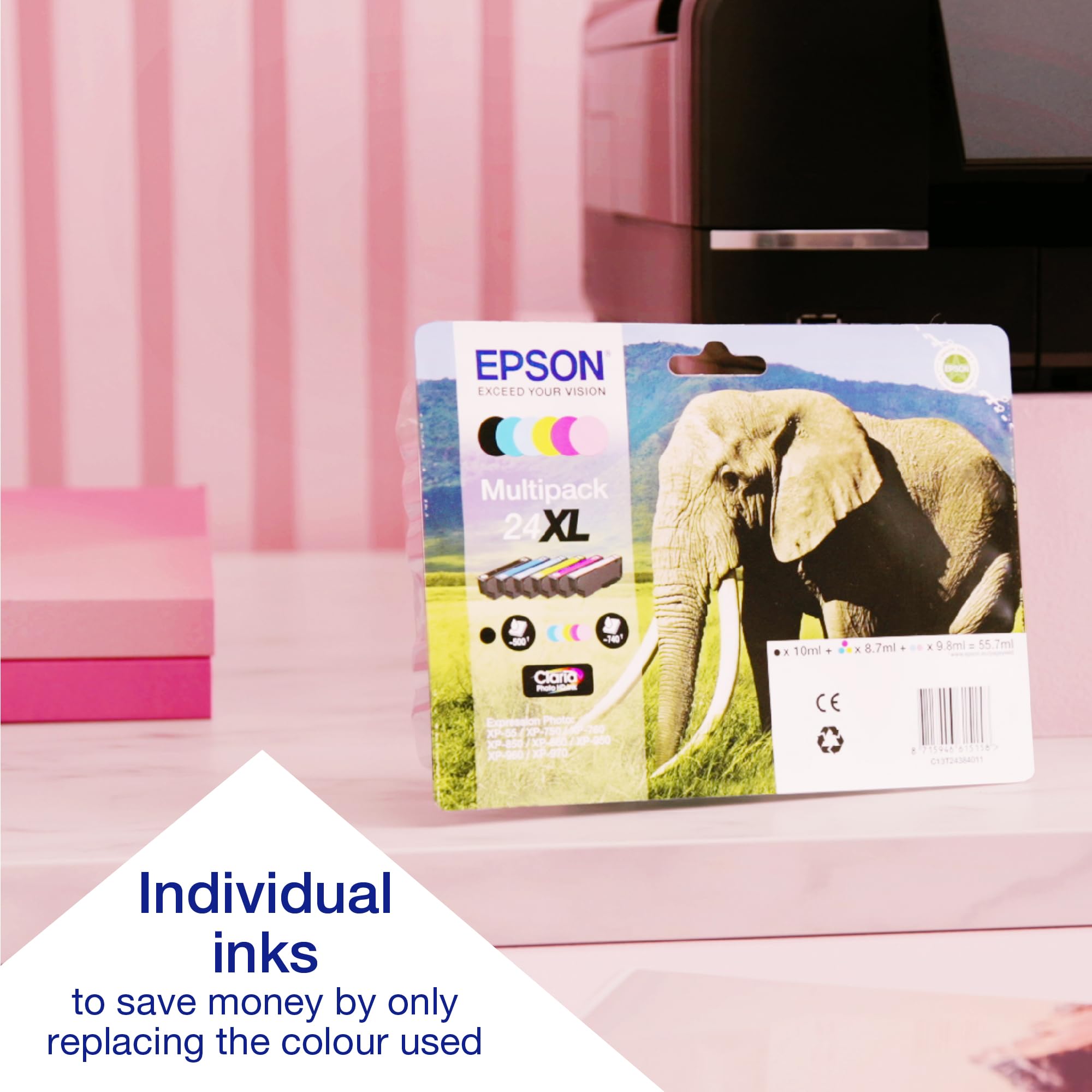 Epson Expression Photo XP-970 A3 Wireless All-in-One Inkjet Printer for Home & Office | High-Quality Photo Printing, Scanning, Copying & Faxing | Ideal for Photographers, Artists & Small Businesses