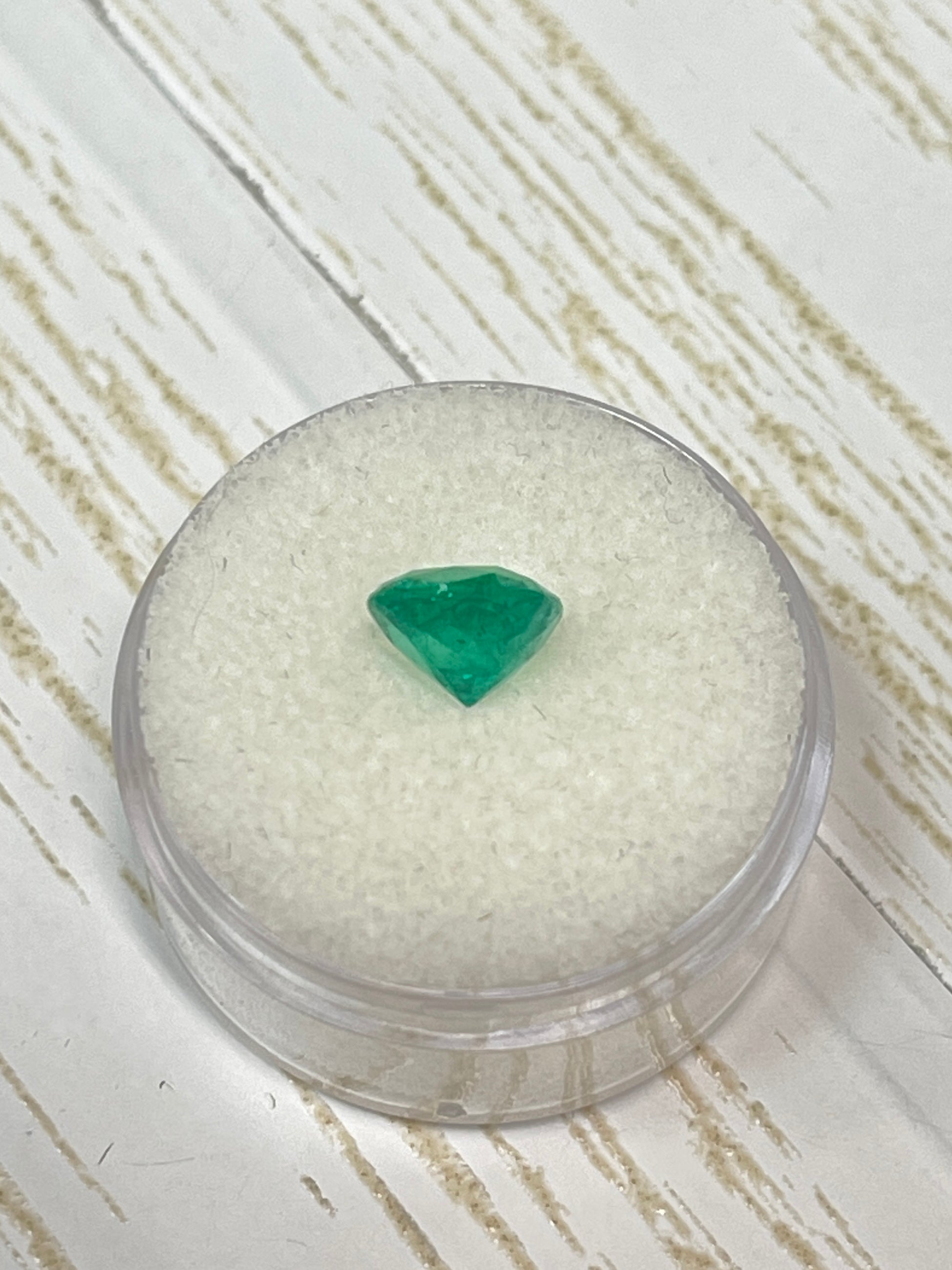 1.81 Carat Intense Green Natural Colombian Loose Emerald Gemstone - Cushion Cut for Jewelry Making, Engagement Rings & Luxury Gifts
