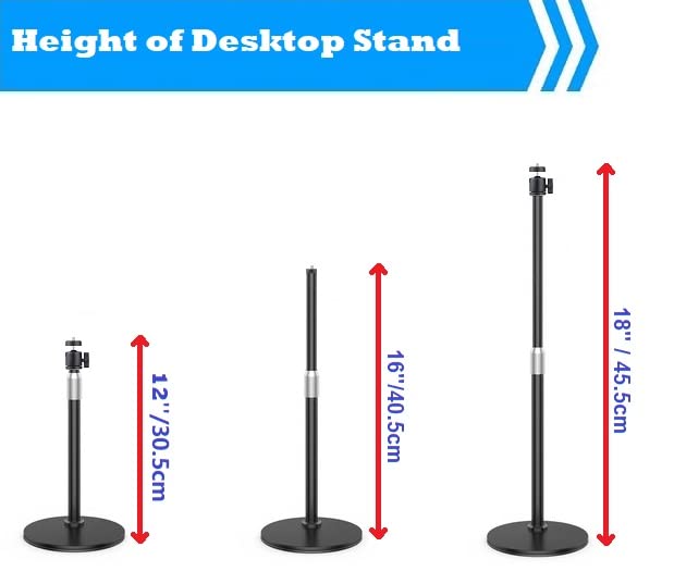 Magnetic Webcam Stand Holder - Adjustable Desktop Tripod Mount for Logitech Brio 101/301/501/4K (2022/2017), C270, C310 - Perfect for Video Conferencing, Live Streaming & Online Classes