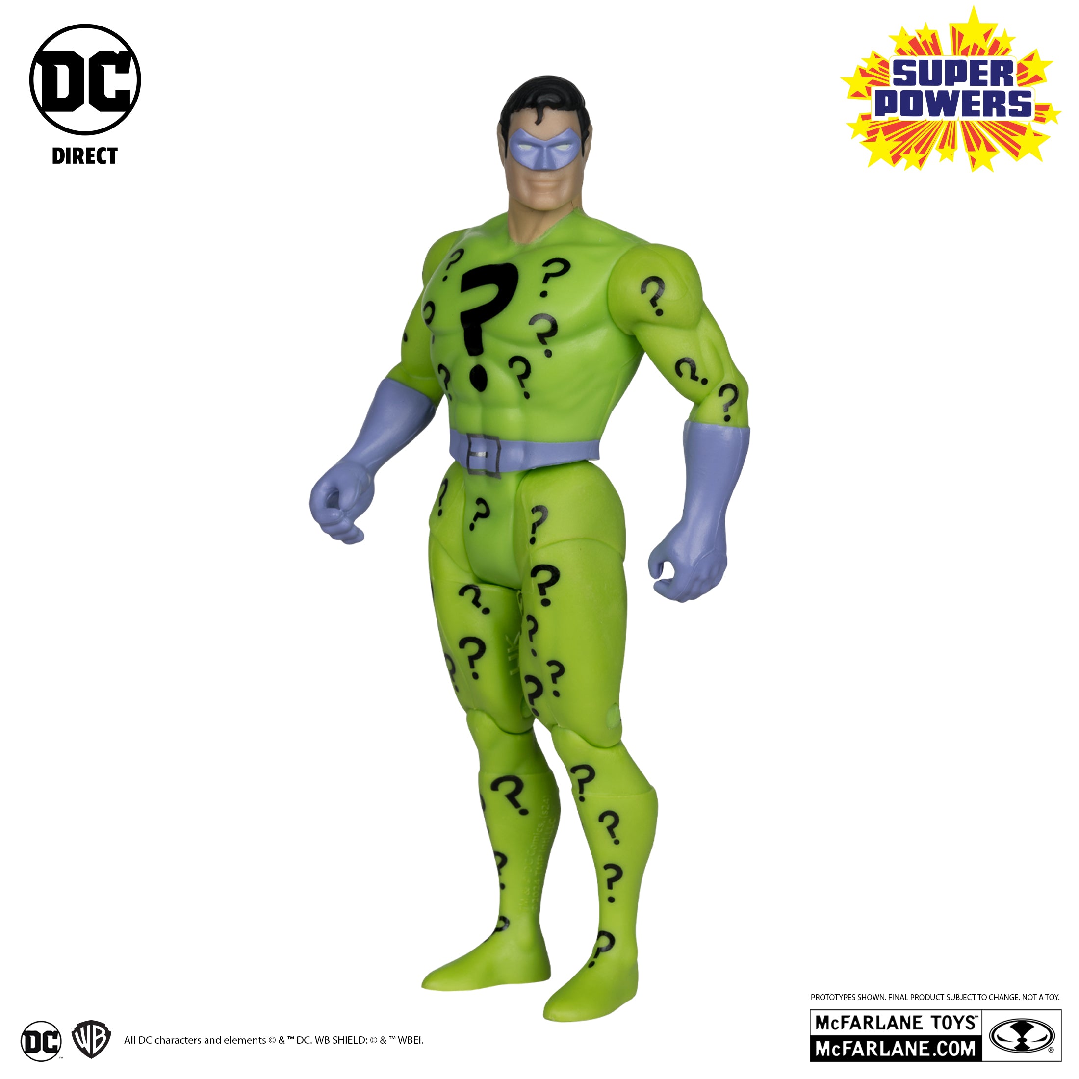 The Riddler Action Figure - DC Comics Super Powers Collection by McFarlane Toys - Perfect for Collectors, Display & DC Fans