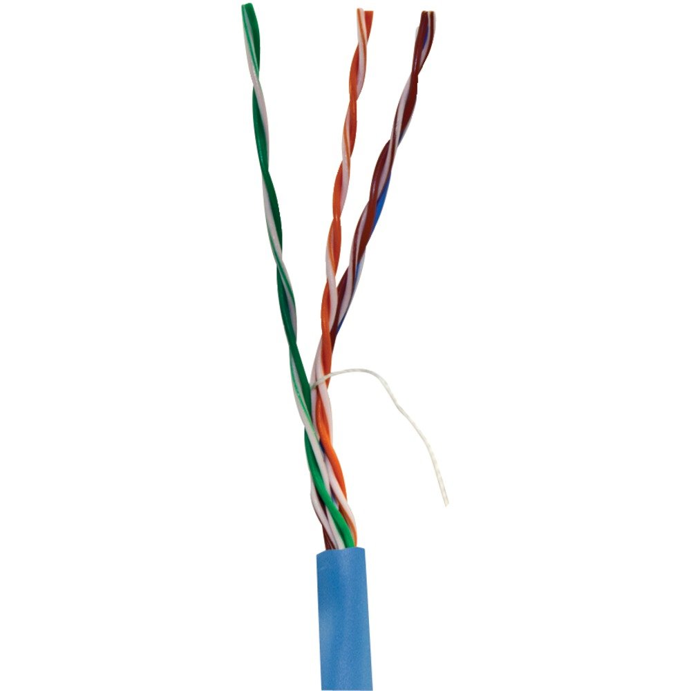 VERICOM MBW5U-00932 CAT-5E UTP Solid Riser CMR Ethernet Cable - 1000ft Blue (Bulk Network Cable for Office & Data Center Installations)