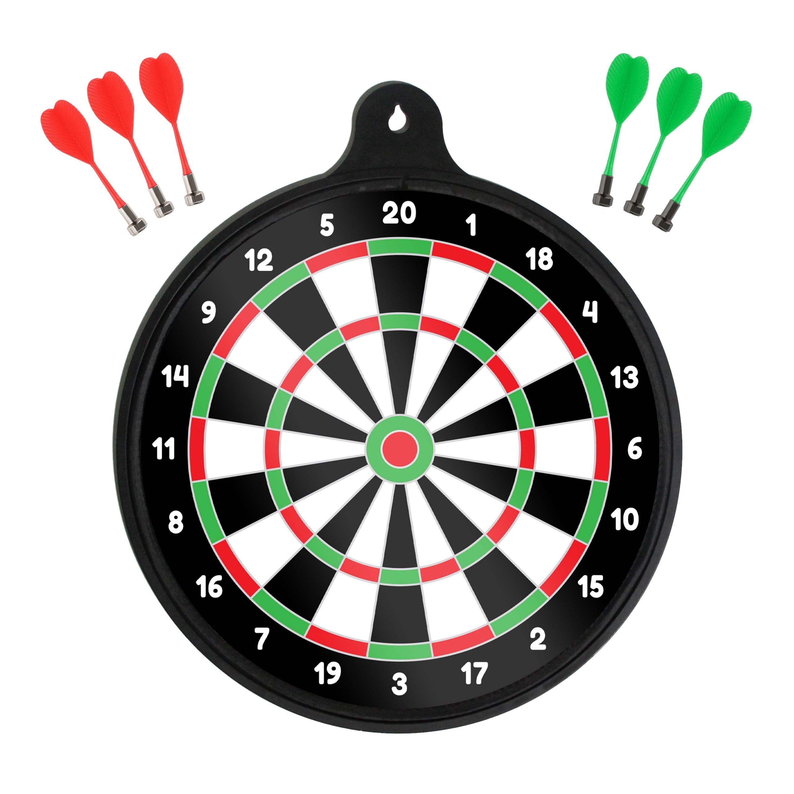 Formula Multi Games Magnetic Dartboard Set - Family Fun with Stick-on Ball Game for Indoor and Outdoor Entertainment
