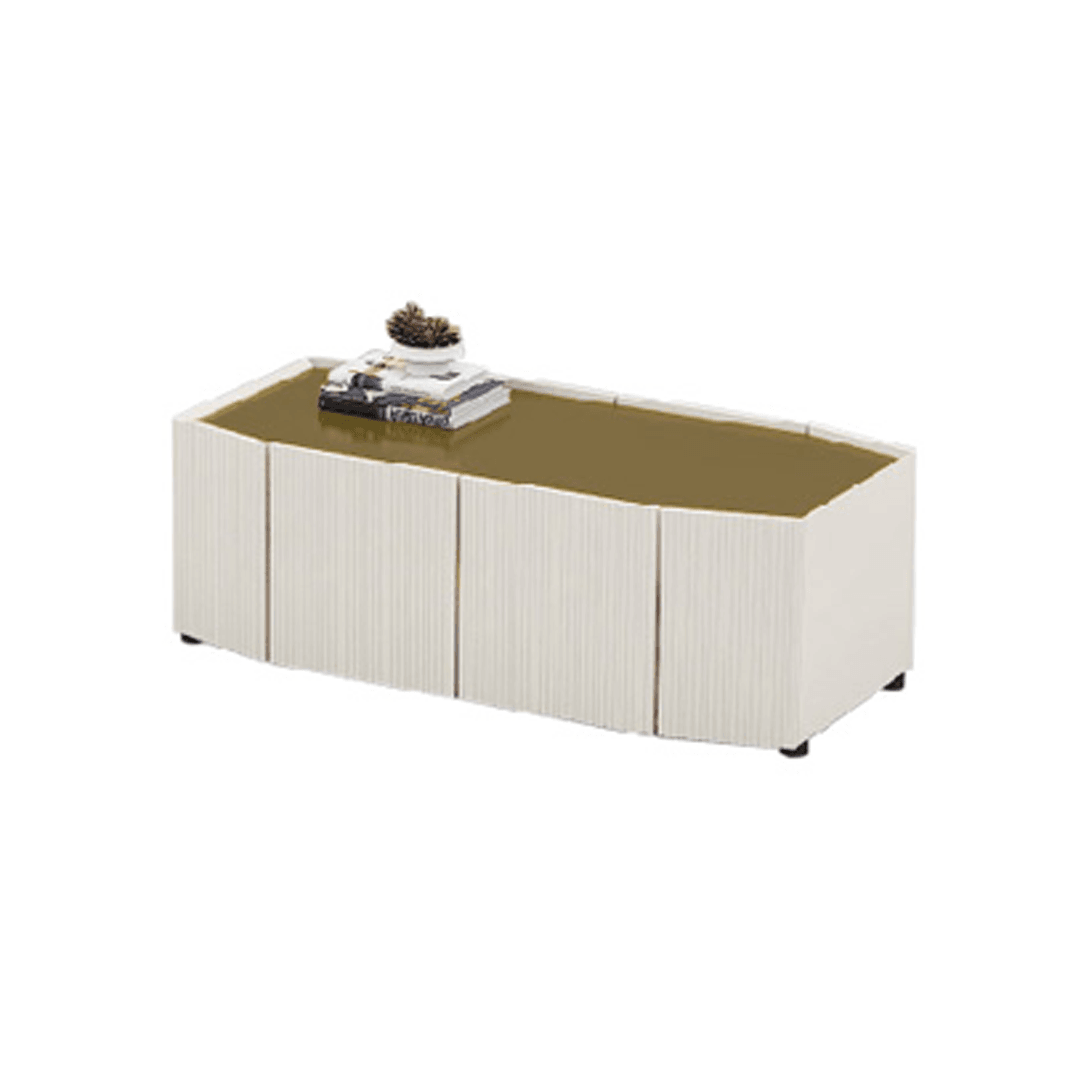 Modern Levon Coffee Table - Solid Wood Living Room Furniture for Home Decor | Perfect for Small Spaces, Apartments & Cozy Gatherings