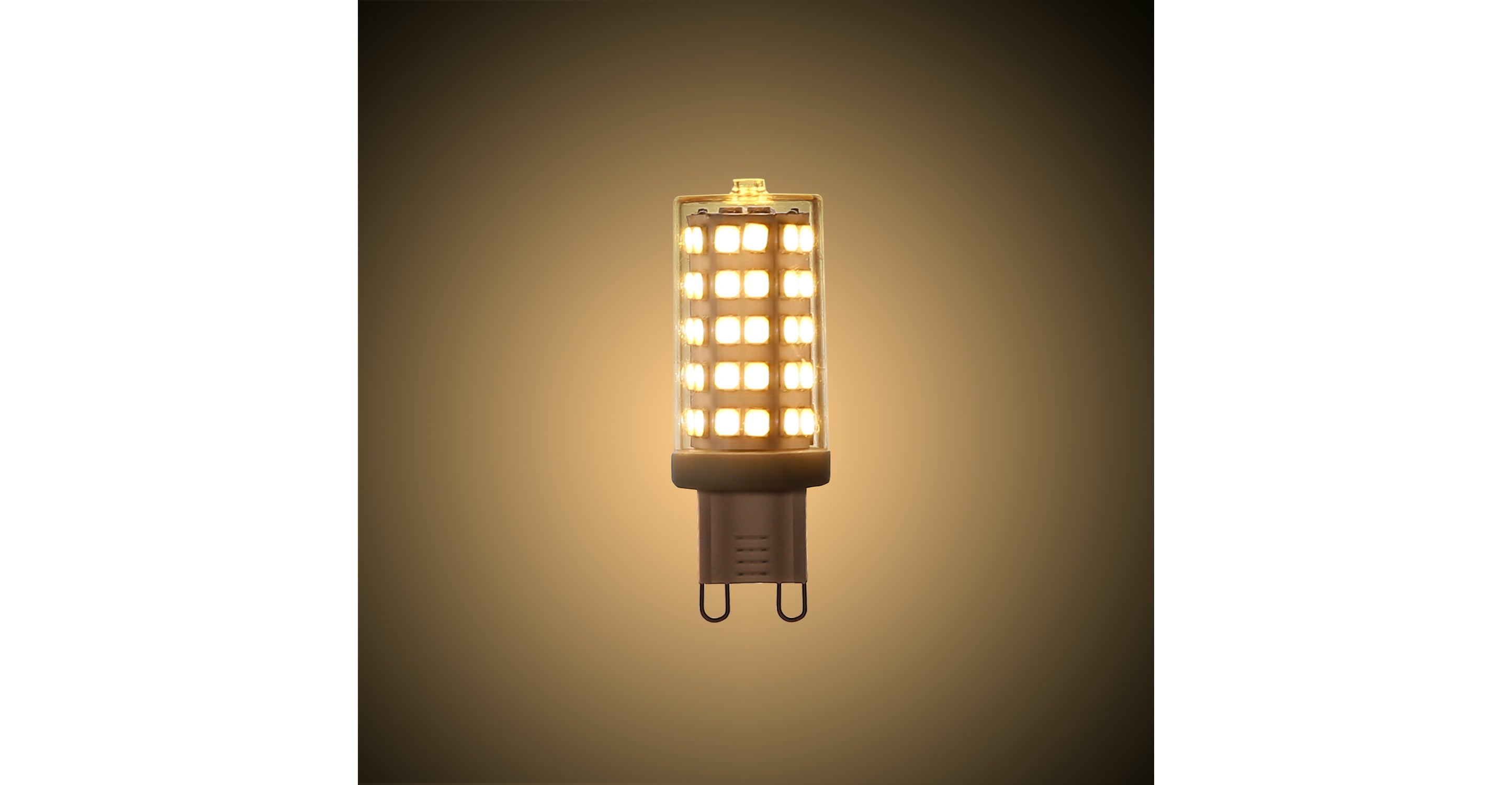 Vita G9 40W Equivalent 4W LED Light Bulb - Energy Saving Dimmable Mini Bulb for Chandeliers, Ceiling Fans, and Decorative Lighting