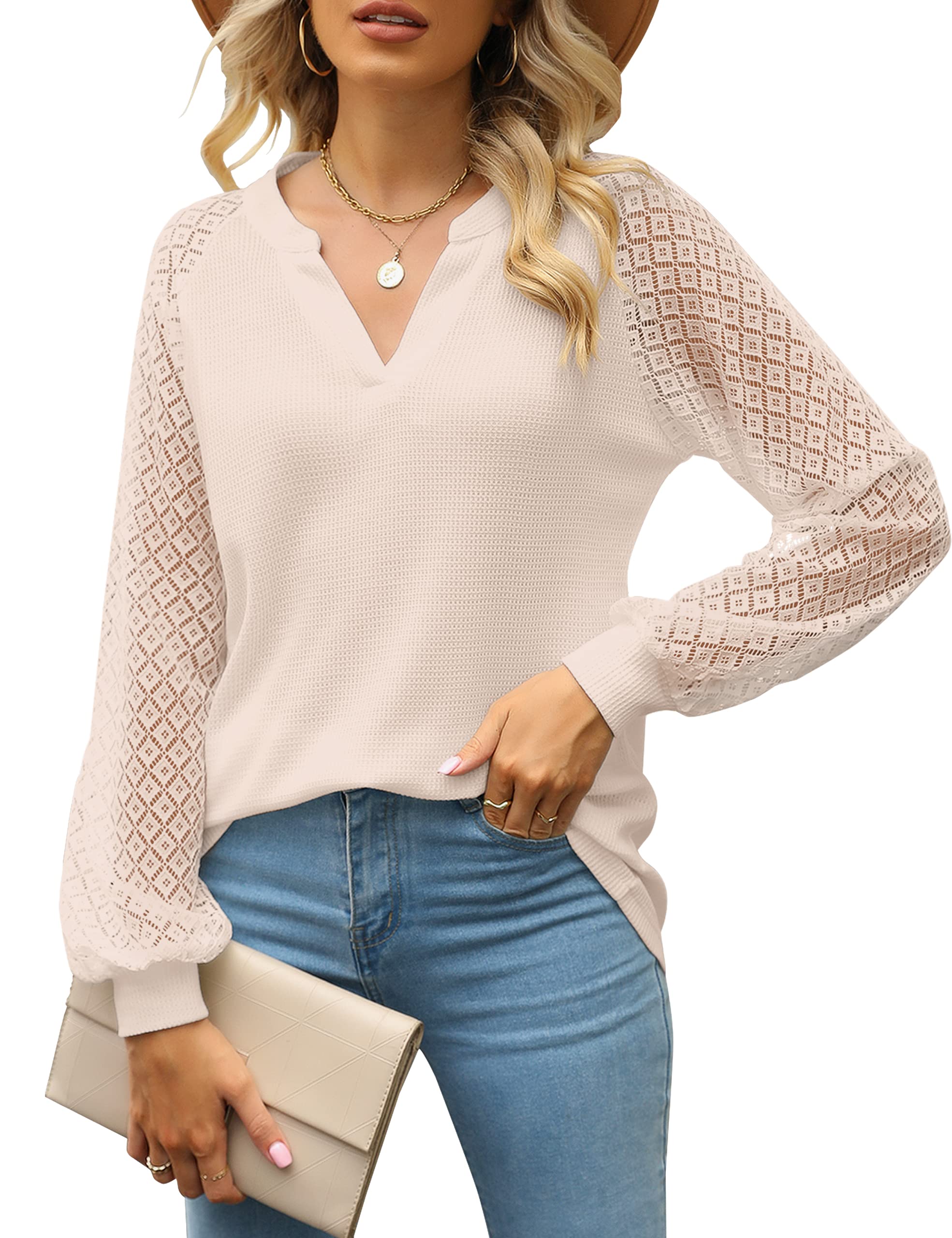 BMJL Women's Business Casual Tops - Elegant Blouses for Fall 2023 Fashion | Office Wear, Dressy Work Shirts & Autumn Outfits | Perfect for Professional Meetings, Office Parties & Smart Casual Events