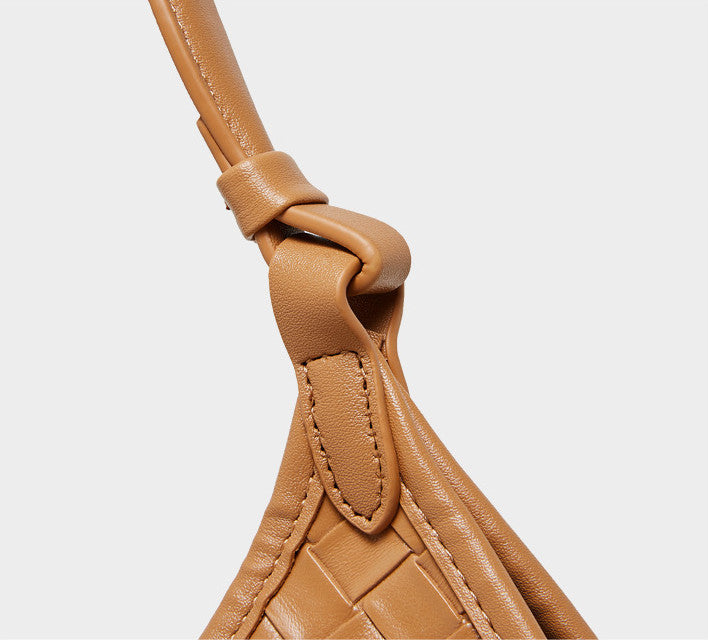 Effortless Woven Shoulder Carry Bag - Stylish & Lightweight Crossbody Purse for Women - Perfect for Shopping, Travel & Everyday Use