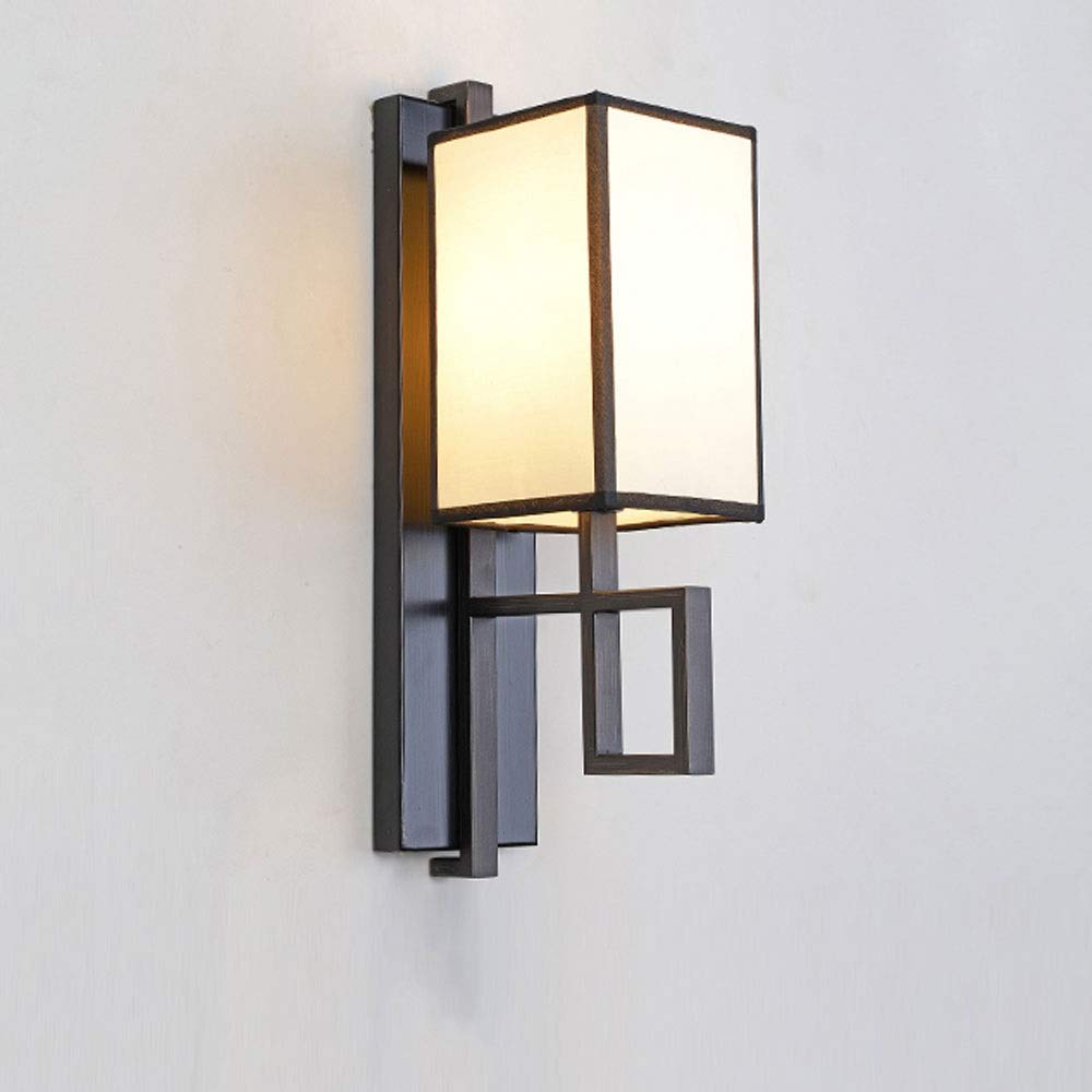 Chinese Style Wall Mounted LED Light - Modern Minimalist Bedroom Bedside Lamp, Eye Protection Wall Lamp for Hotel, Villa, Bar & Restaurant - Perfect for Ambient Lighting in Living Rooms, Hallways and Commercial Spaces