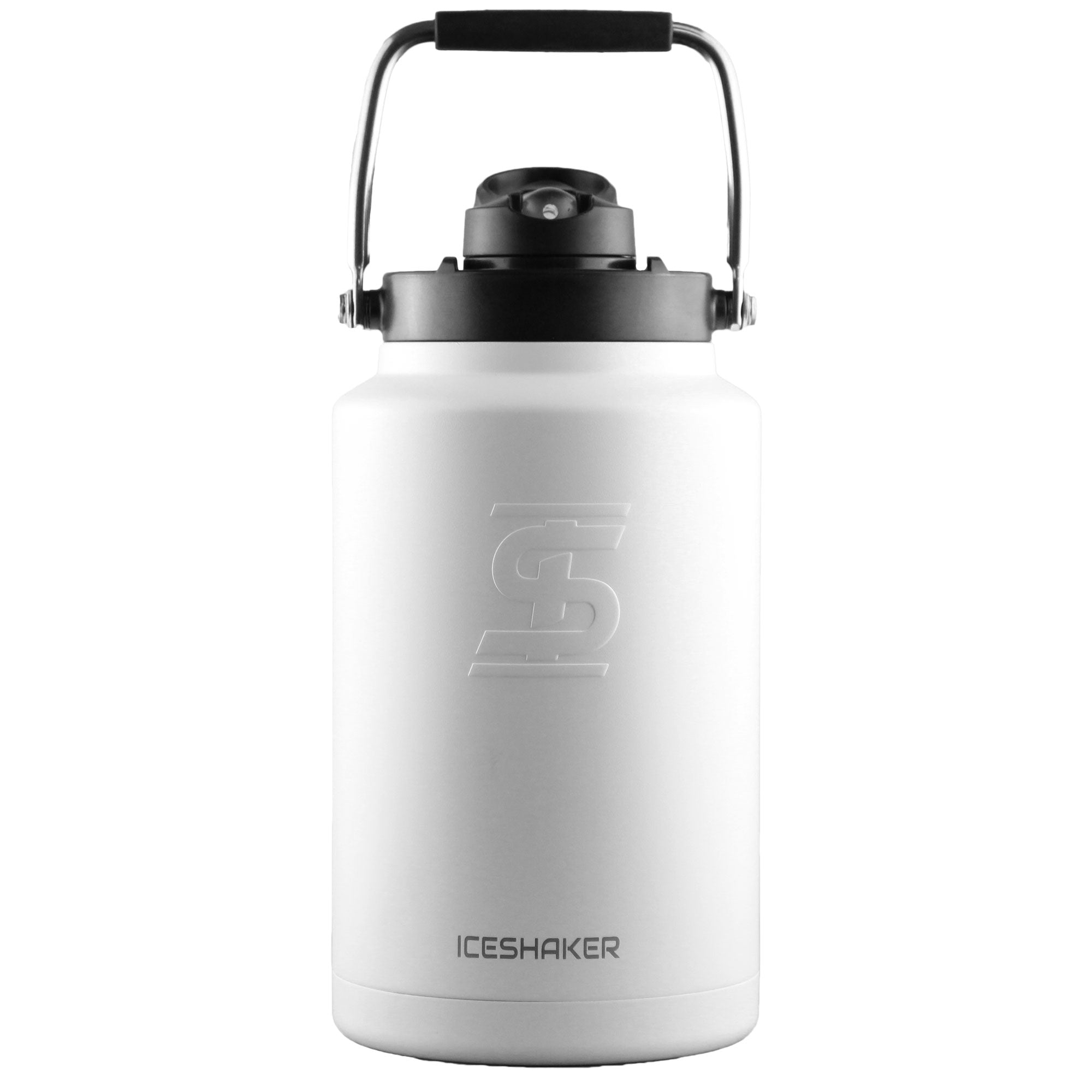 Gronk Signature Edition 1 Gallon Water Bottle - White | Large Insulated Jug for Sports, Gym & Outdoor Activities