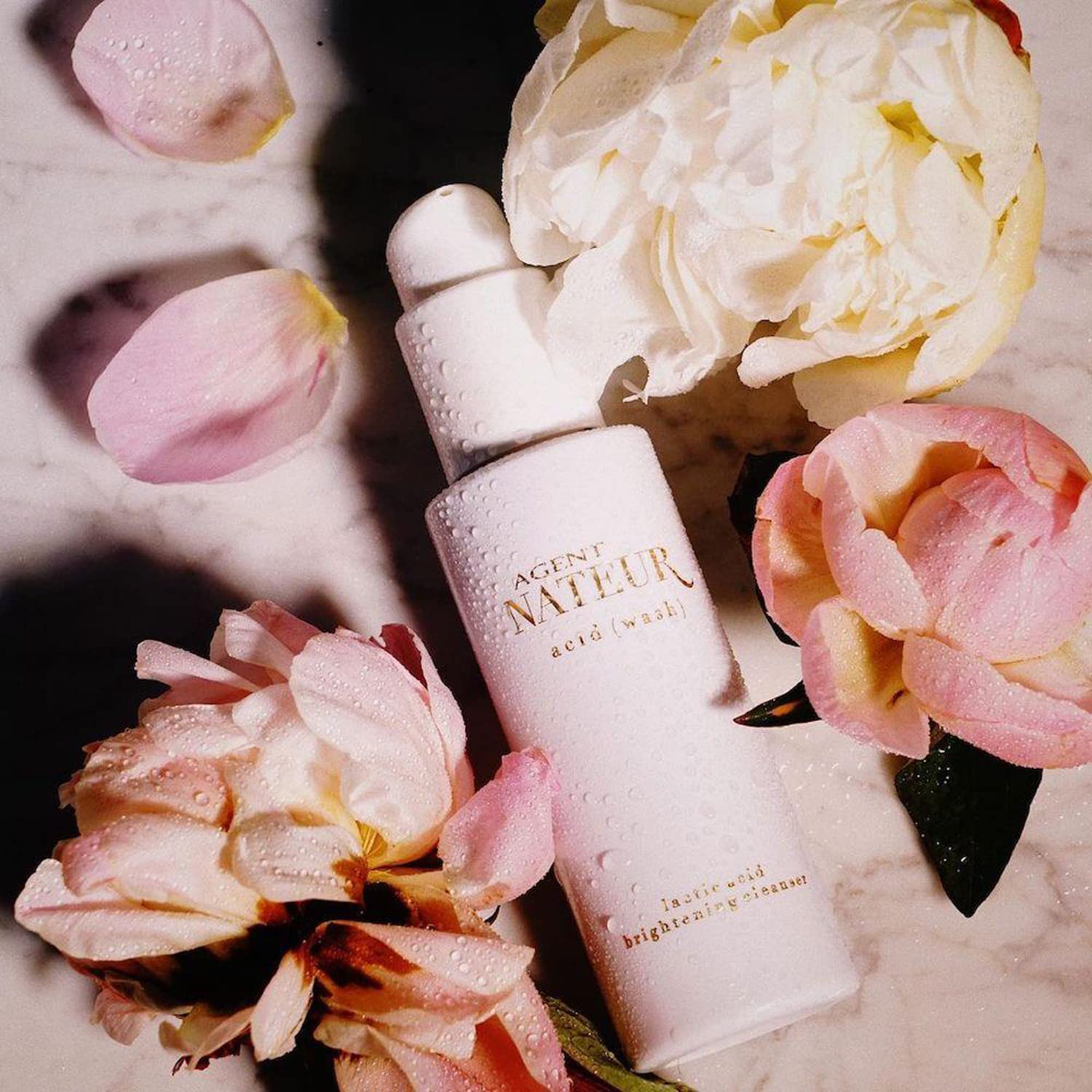 Agent Nateur Lactic Acid Brightening Facial Cleanser 120ml - Gentle Exfoliating & Hydrating Face Wash for Glowing Skin - Perfect for Daily Use & Sensitive Skin Care Routine