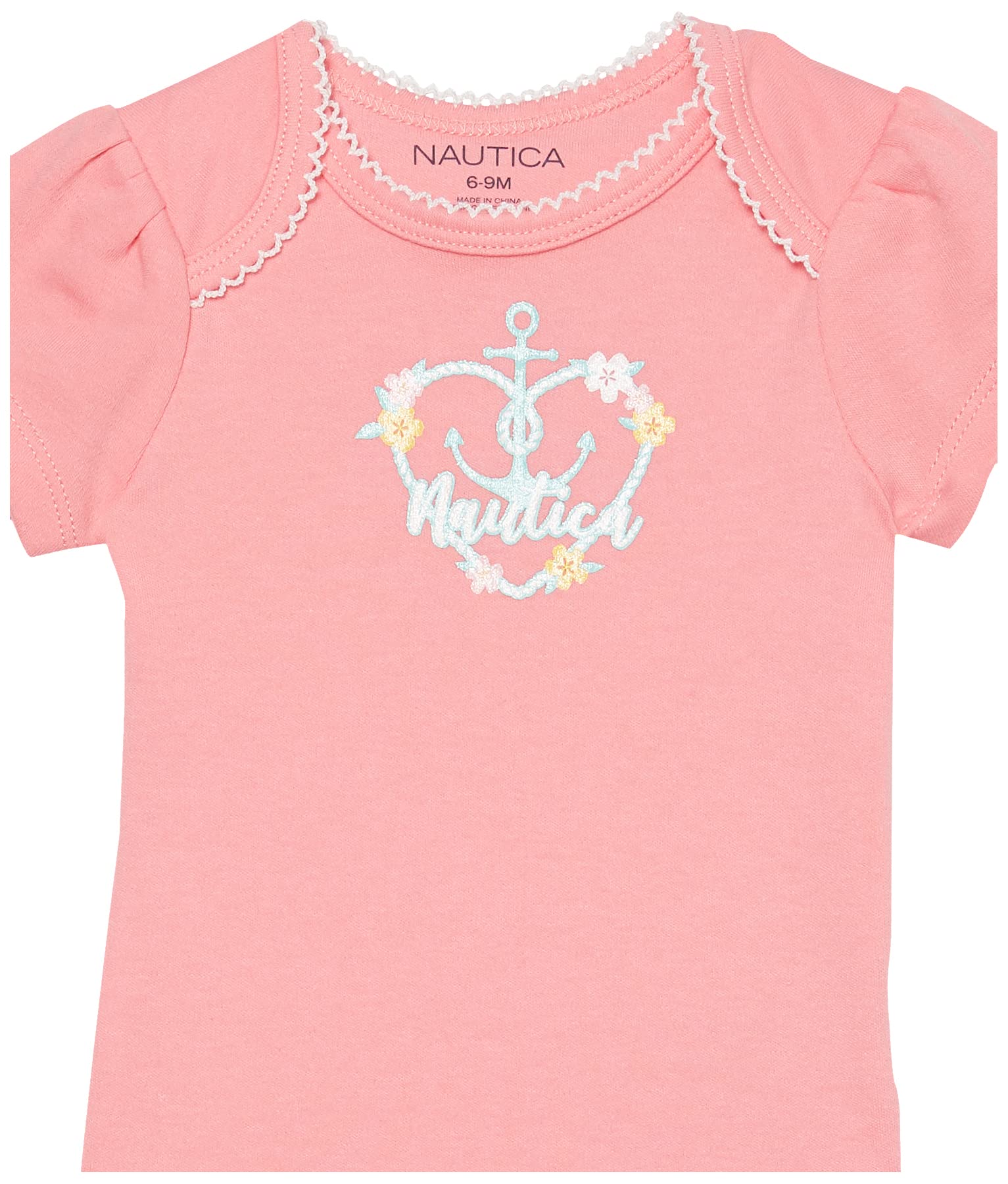 Nautica Baby Girls 3-Piece Pant Set - Soft Cotton Outfit for Toddlers | Perfect for Playdates, Daycare & Family Photos