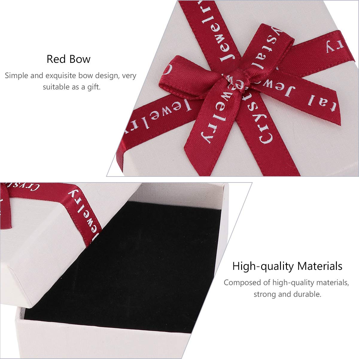 KESYOO 10-Piece Bowknot Jewelry Gift Box Set - Elegant Cardboard Earring Present Case for Necklaces, Rings & Small Accessories | Perfect for Wedding Favors, Birthday Gifts & Jewelry Storage