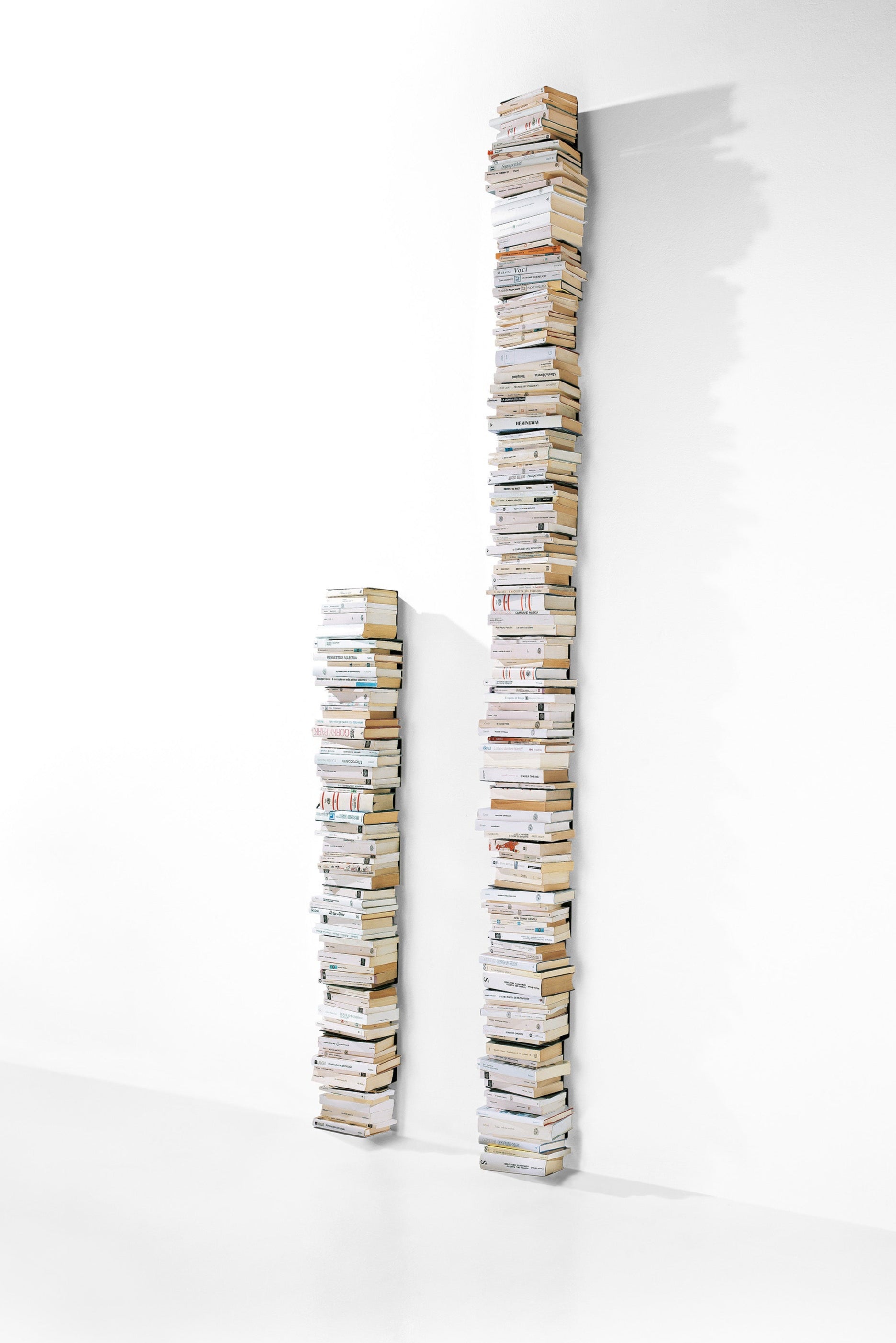 Ptolomeo® Wall Bookcase by Bruno Rainaldo - Modern Floating Bookshelf for Home & Office Decor - Perfect for Living Room, Bedroom, and Study Organization