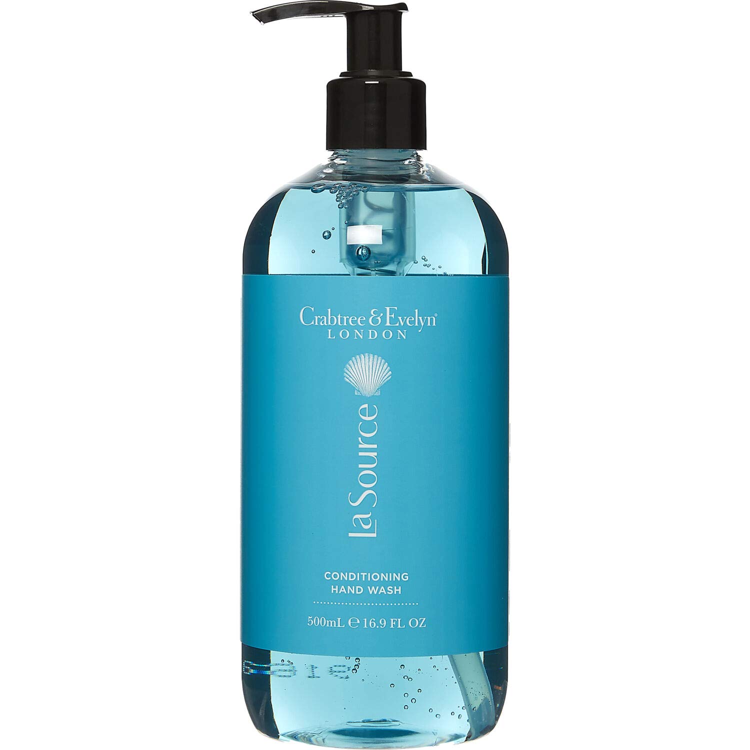 Crabtree & Evelyn La Source Luxury Hand Wash 500ml - Moisturizing & Refreshing for Soft Skin - Perfect for Bathroom, Kitchen & Guest Use