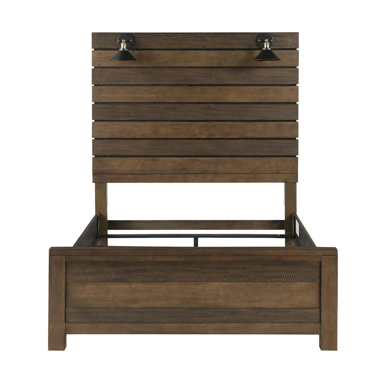 Conway 5-Piece Bedroom Set 1497 - Queen Size Bed Frame, Nightstand & Dresser - Modern Farmhouse Style Furniture for Master Bedroom & Guest Room