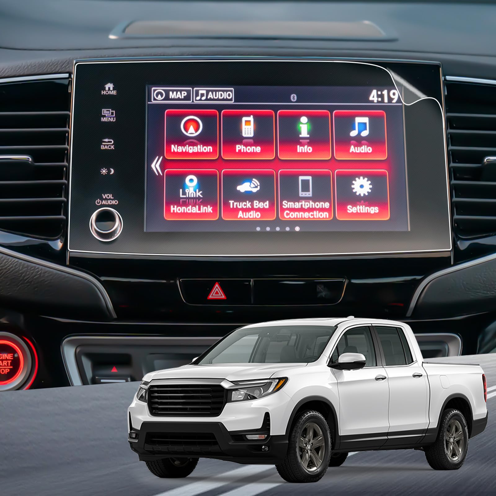 2023 Honda Ridgeline Screen Protector 2-Pack - 8