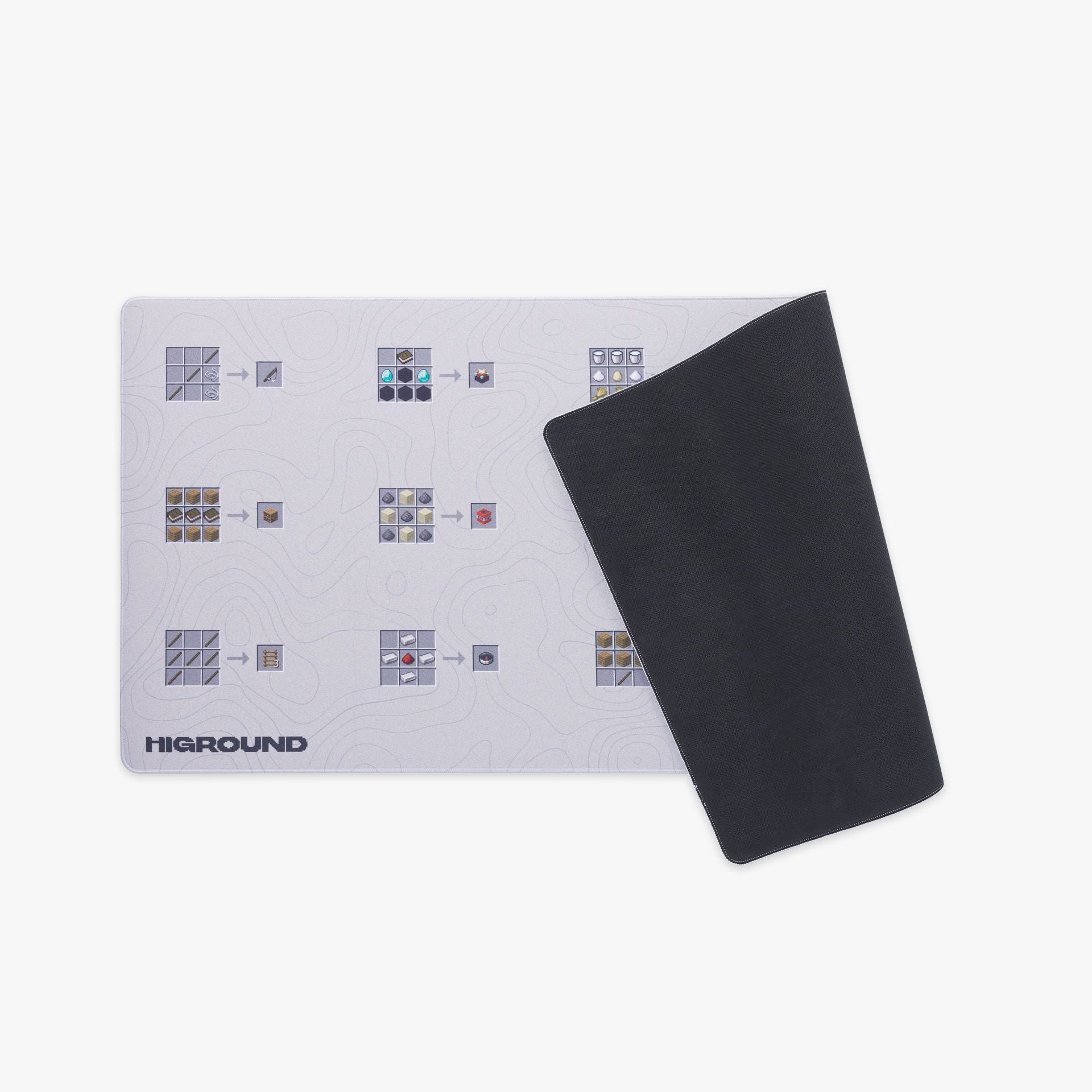 HG x Minecraft XL Gaming Mousepad with Crafting Guide - Perfect for PC, Laptop & Console Gaming Setup