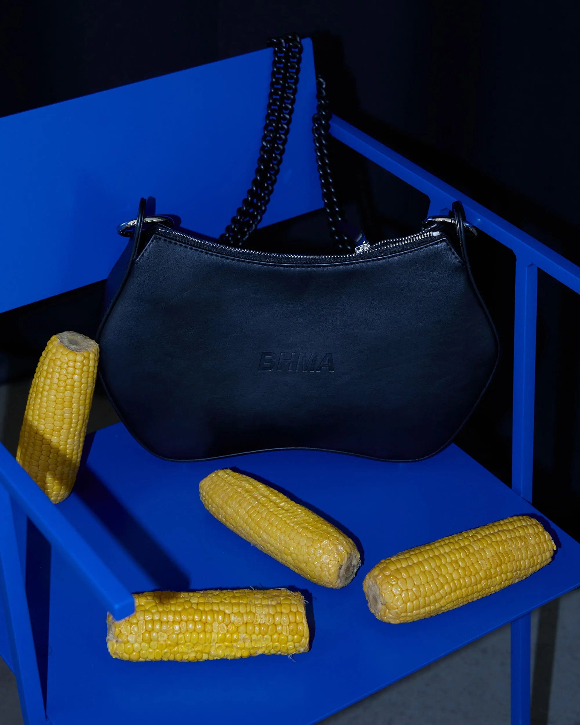 Vegan Corn Leather Crossbody Bag for Women | Noir BHMA Black Purse | Stylish & Eco-Friendly Handbag for Daily Use, Travel & Shopping