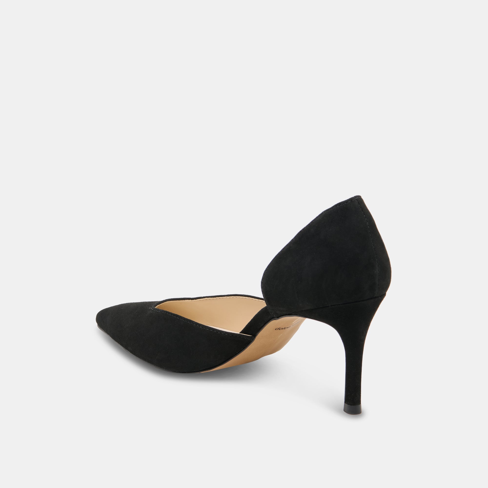 ELOY Women's Onyx Suede High Heels - Elegant Pointed Toe Stiletto Pumps for Party, Wedding & Evening Events