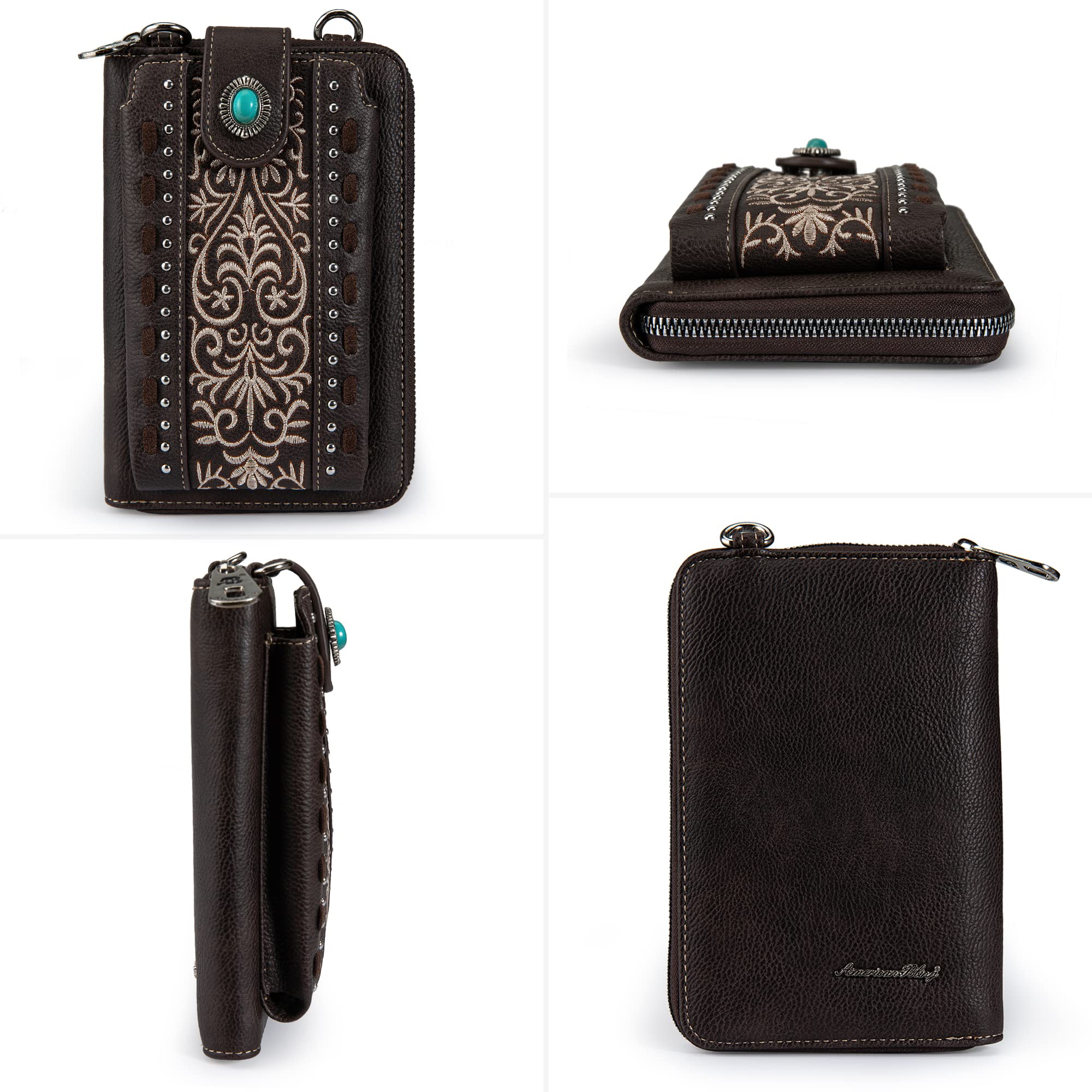 Montana West Small Crossbody Bags for Women - Stylish Western Handbag with Multiple Cash Slots - Perfect for Travel, Shopping & Everyday Use