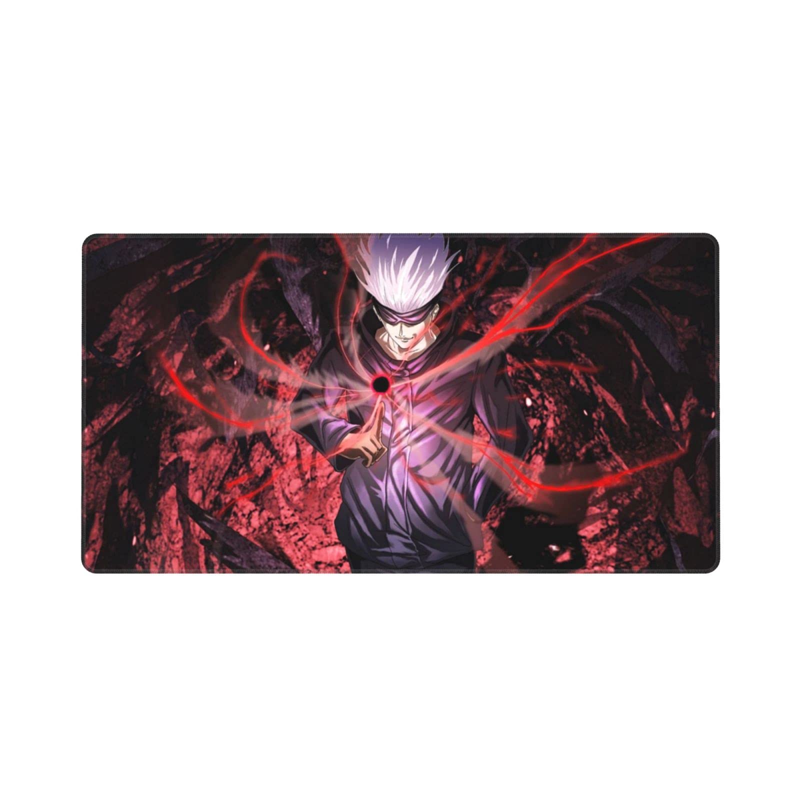 Anime Mouse Pad - Extra Large Gaming Mouse Mat for Computer & Laptop with Non-Slip Rubber Base, Stitched Edges - Perfect for Office, Esports & Extended Keyboard Use