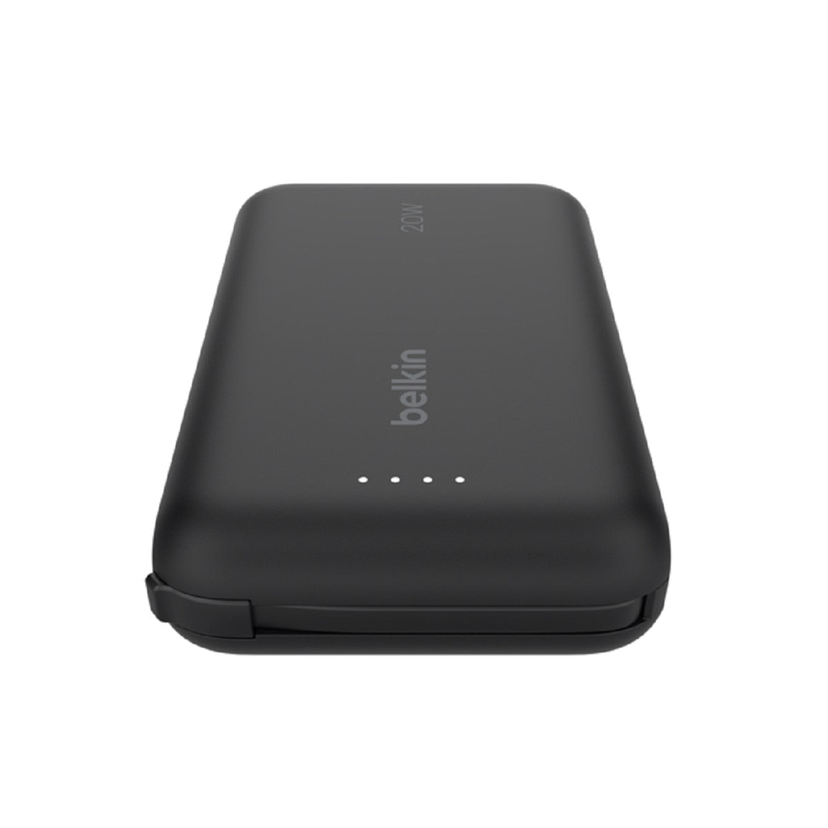 Belkin BoostCharge 10K Power Bank with Integrated Cable - Portable Charger for iPhone, Android, Samsung | Perfect for Travel, Camping, Outdoor Adventures