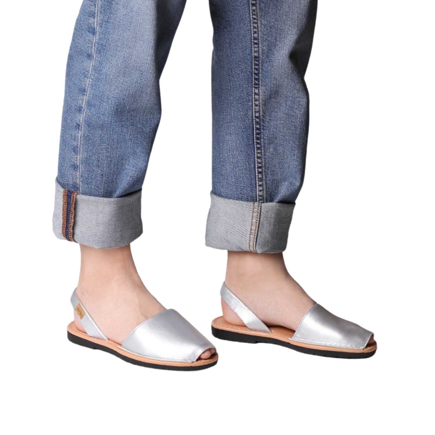 Open Toe Classic Menorquine Leather Sandals for Women - Comfortable Sling Back Strap Design - Perfect for Beach, Vacation & Summer Outfits