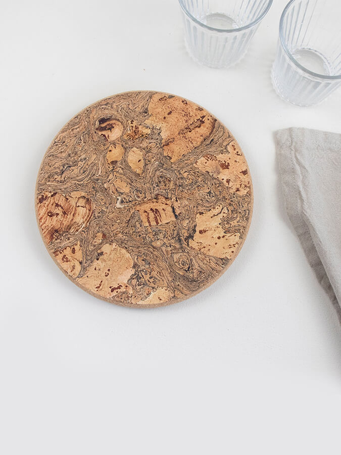 Premium Thick Cork Trivet - Heat Resistant & Eco-Friendly Kitchen Essential for Hot Pots, Pans, and Serving Dishes