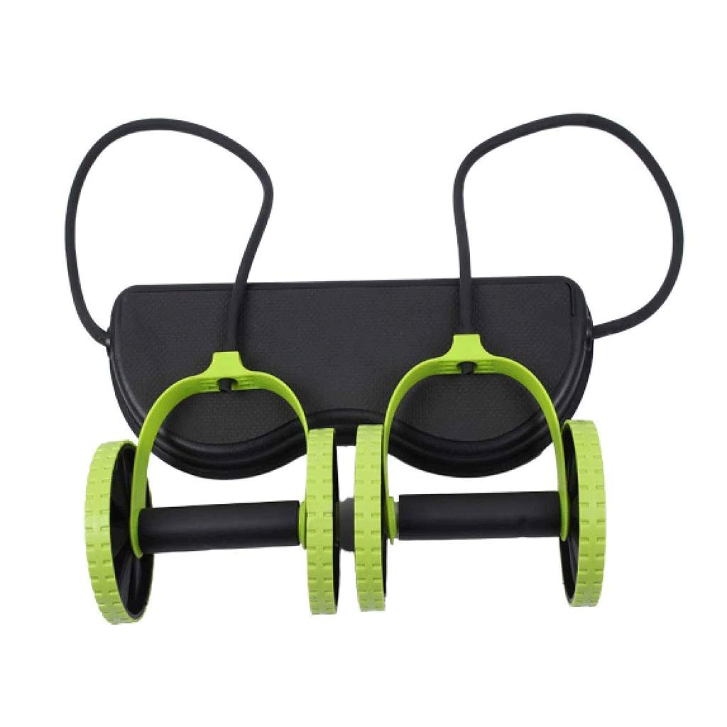 **WSSBK Ab Wheel Roller with Resistance Bands & Knee Mat - Double Roller Core Workout Equipment for Home Gym - Strengthen Abs, Waist Slimming, Full-Body Training - Perfect for Home Fitness & Toning**