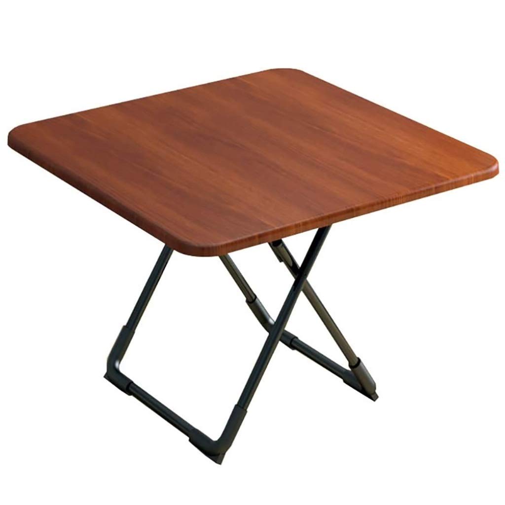 Portable Folding Square Table - 60x60x71cm & 70x70x75cm Multi-Functional Dining, Coffee, Study & Picnic Table for Indoor & Outdoor Use - 4 Color Options (Perfect for Small Spaces, Camping, Dorms & Patios)