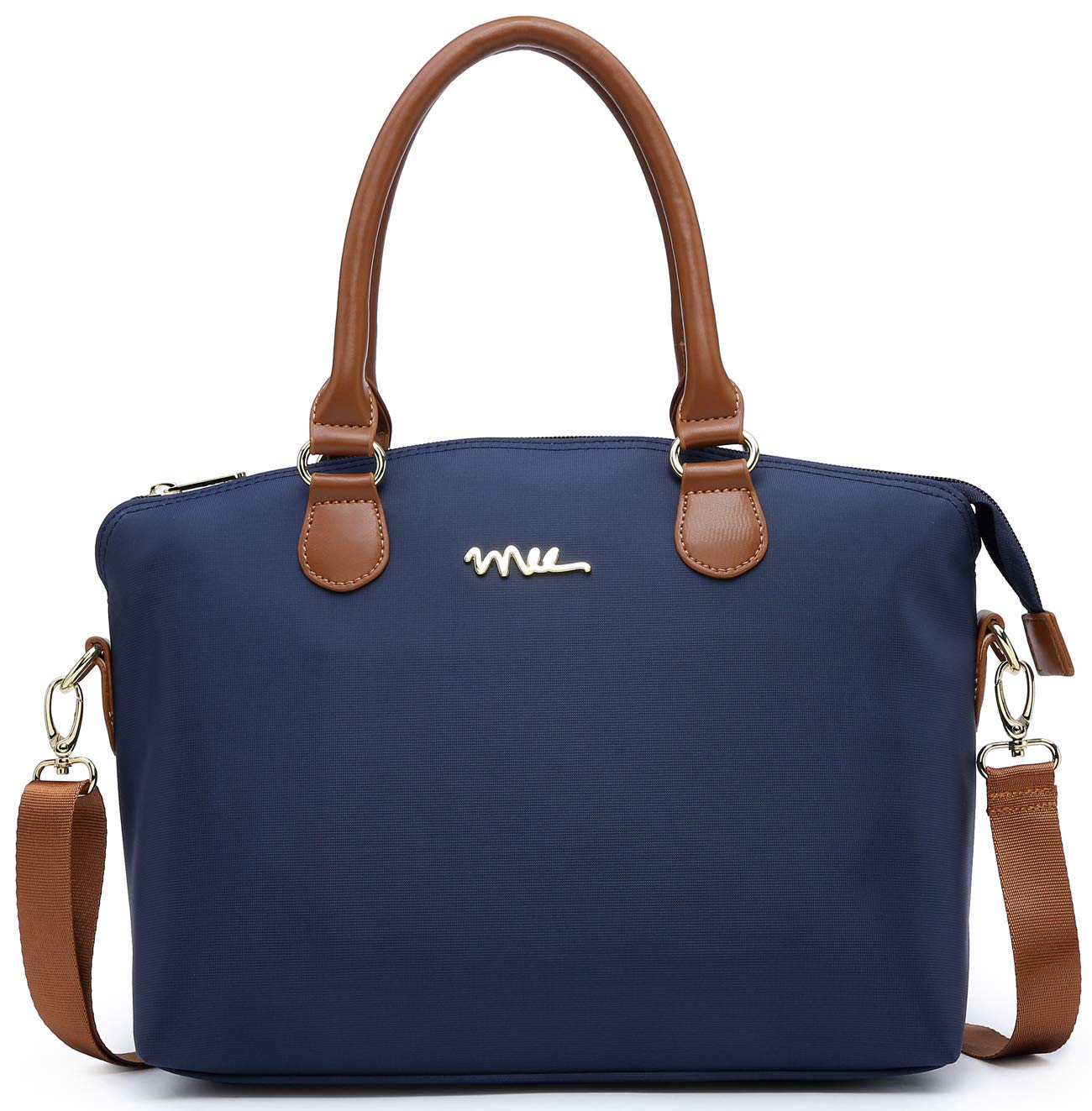 Waterproof Nylon Satchel Handbag with Pockets - Perfect for Work & Travel