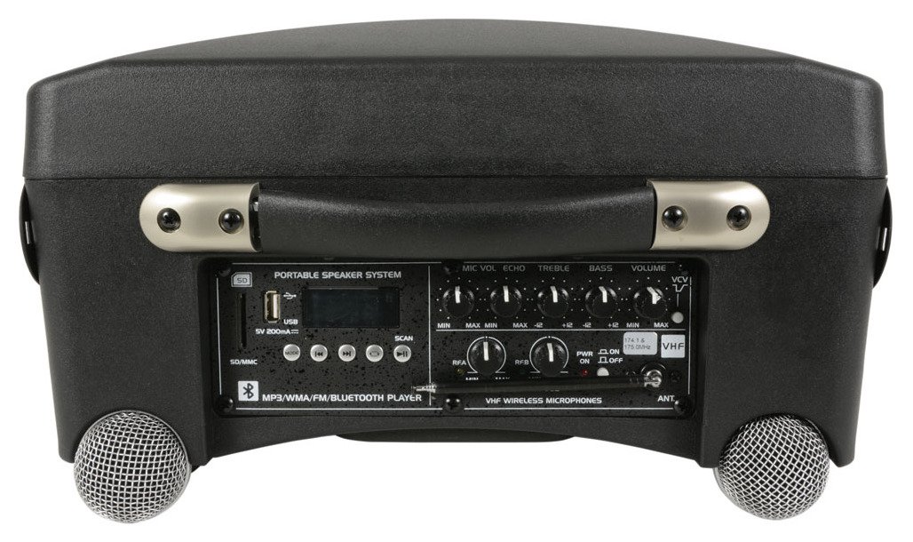 QTX DELTA-50 Portable Bluetooth PA System - Perfect for Outdoor Events, Parties & Live Performances