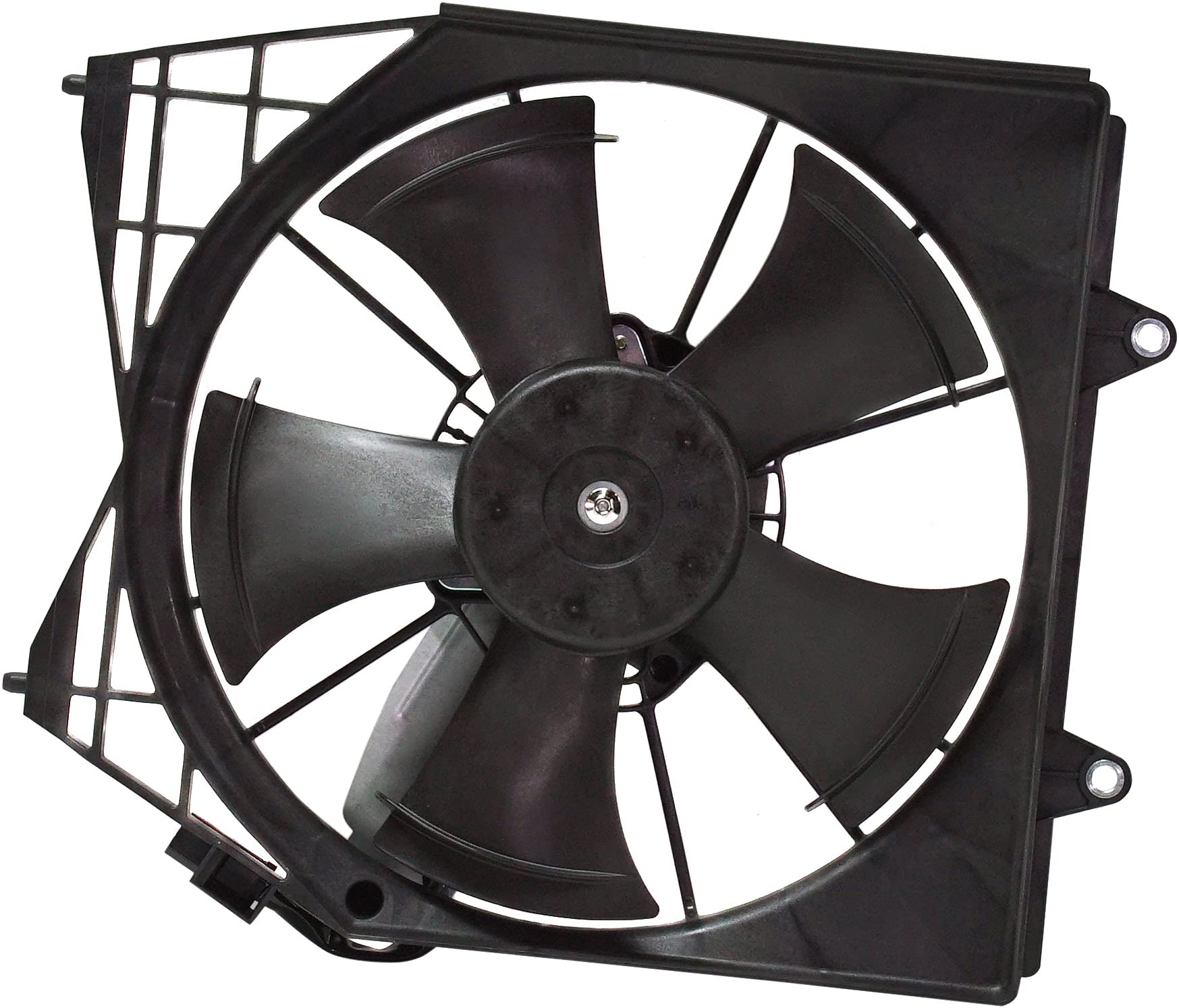 Go-Parts A/C Condenser Fan Assembly Compatible with Honda Accord 2018-2022 & Acura TLX 2021-2023 (Non-Hybrid) - Direct Replacement for 2019 2020 2021 Models - Perfect for Cooling System Repair & Maintenance