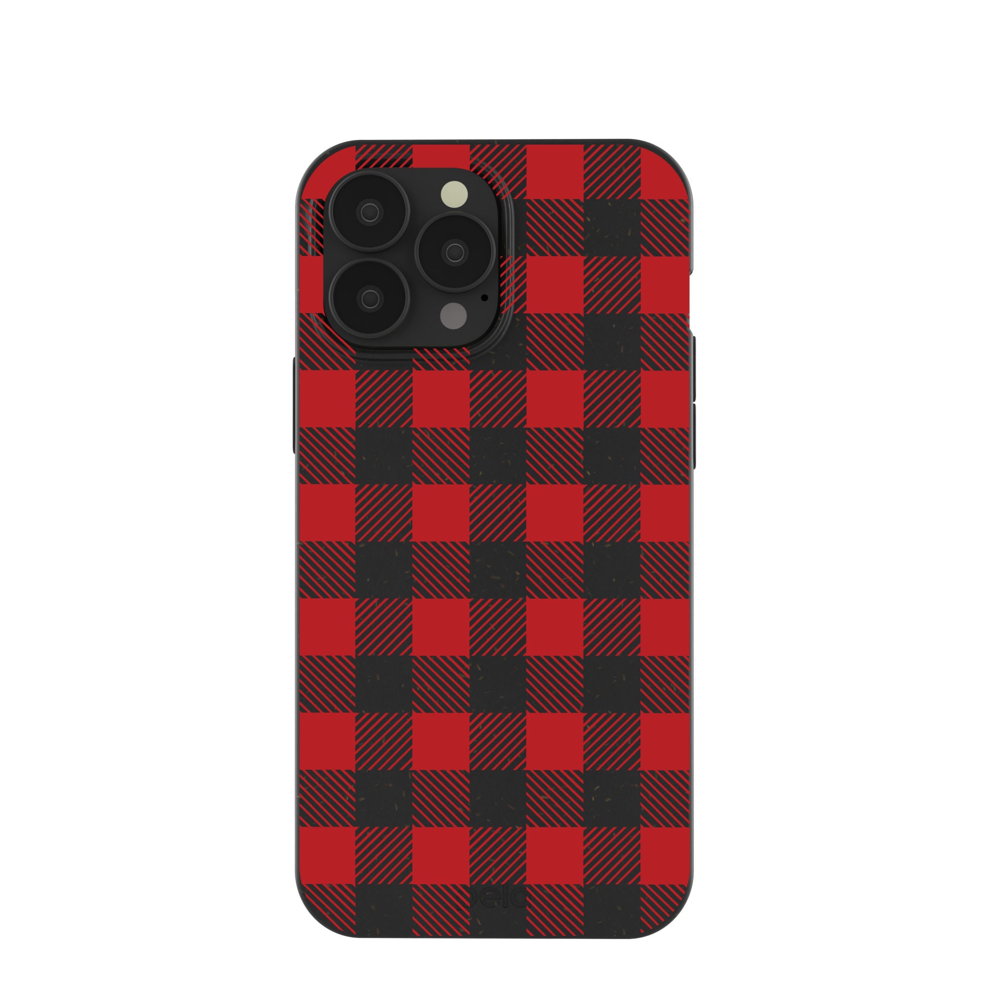 Premium Black Flannel iPhone 13 Pro Max Case - Soft Protective Phone Cover with Anti-Slip Grip for Everyday Use, Work & Travel
