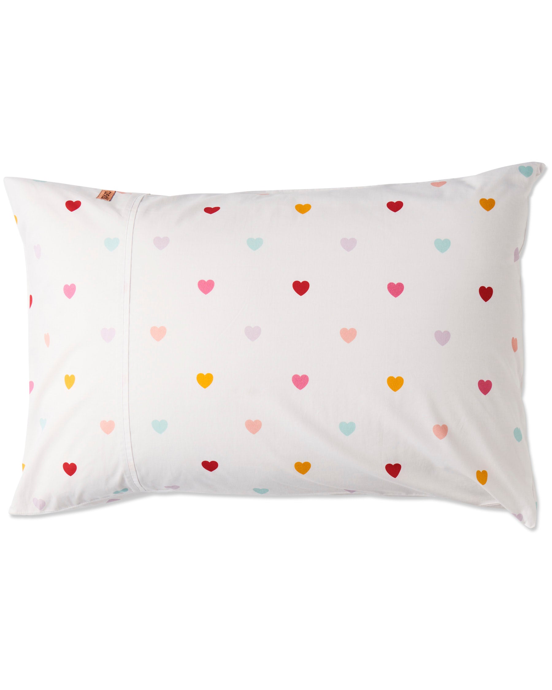 I Heart You Organic Cotton Pillowcases - Soft & Hypoallergenic Bedding Set for Couples, Eco-Friendly Home Decor - Perfect for Valentine's Day Gifts & Romantic Bedroom