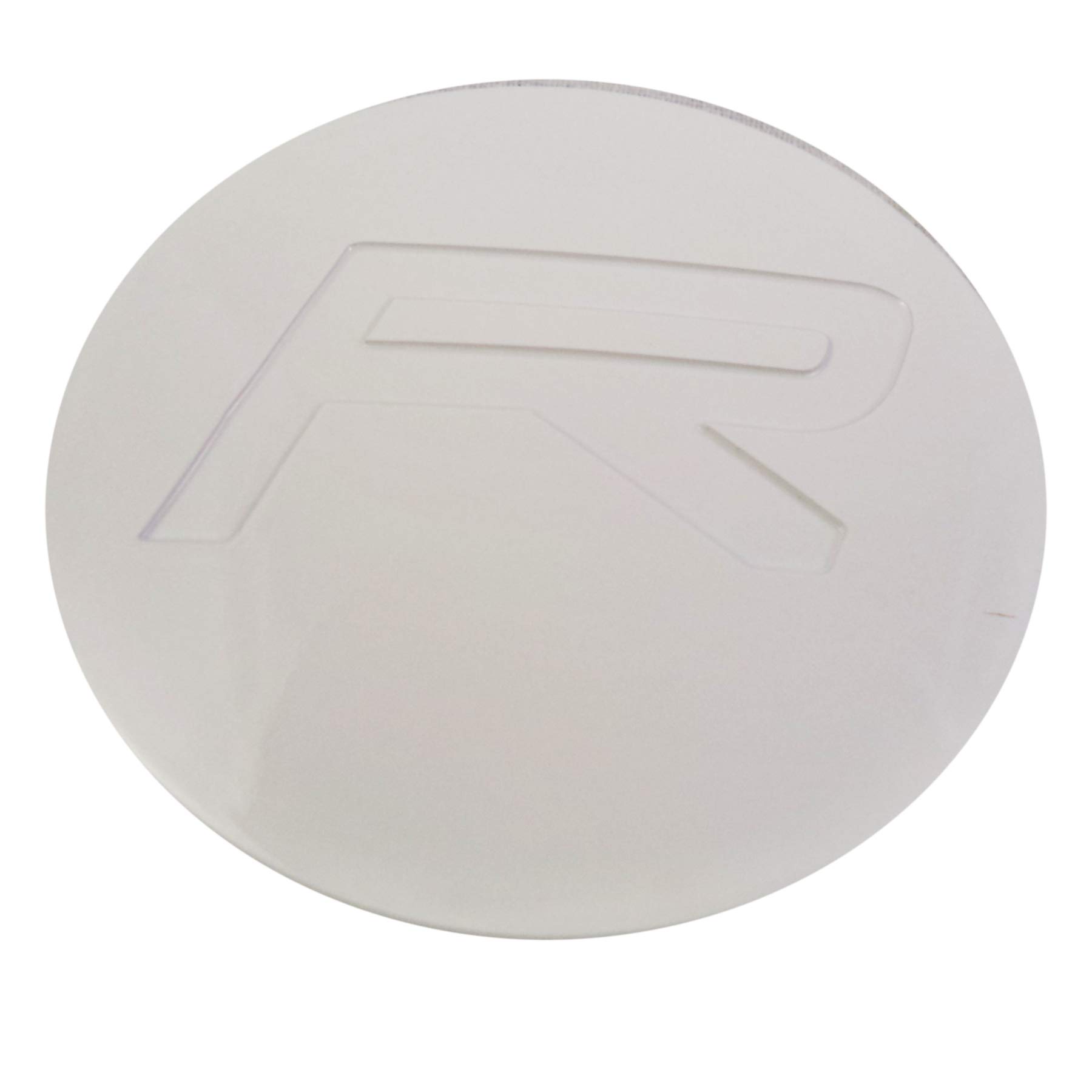 Gloss White Custom Wheel Center Caps (Set of 4) - Universal Fit for Cars, Trucks & SUVs - Enhance Your Vehicle's Style & Protection