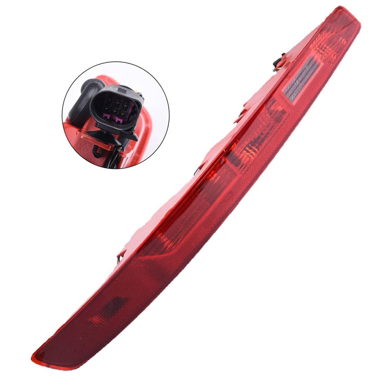 1x Five-Hole Backup Bumper Reverse Taillight Rear Left Lower - Compatible with VW Audi 4L0945095A - Perfect for Parking & Night Driving Safety