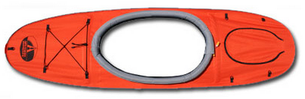 Advanced Elements AE2021 Inflatable Kayak - Lightweight & Durable Single Deck Kayak for Lakes, Rivers & Recreational Paddling