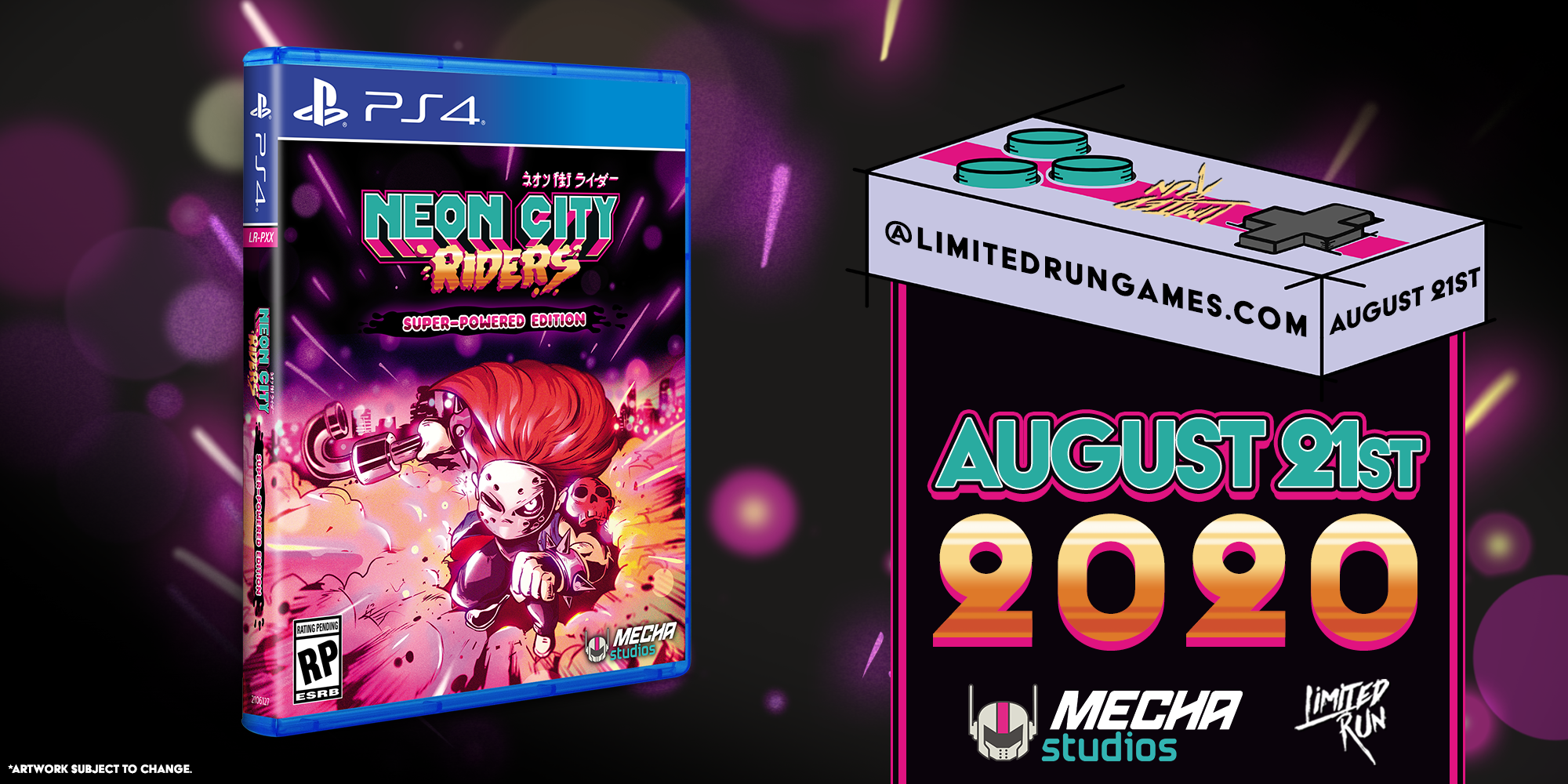 Neon City Riders Limited Edition PS4 Game - Cyberpunk Action Adventure for PlayStation 4 - Perfect for Retro Gaming Fans & Collectors