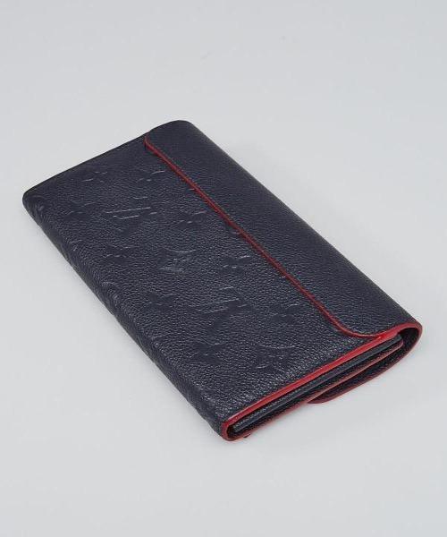 LV Pont Neuf Wallet Monogram Empreinte Leather in Marine Rouge - Luxury Women's Wallet for Everyday Use & Travel Essentials