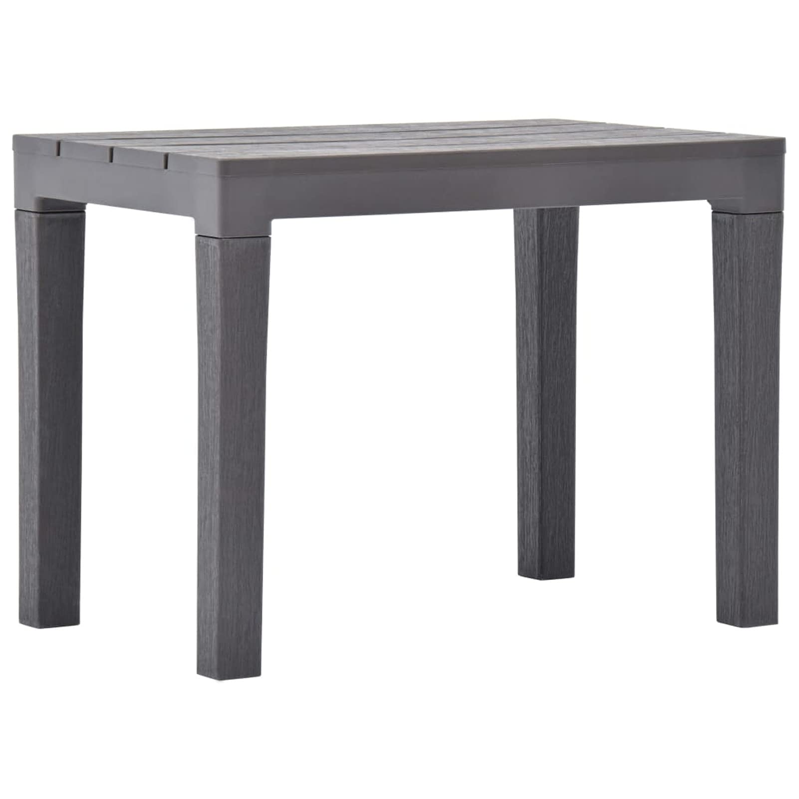 Tidyard 3-Piece Outdoor Dining Set - Brown Plastic Garden Table with 2 Bench Chairs for Patio, Backyard, Terrace, Bistro - Perfect for Outdoor Entertaining and Relaxing in Your Garden