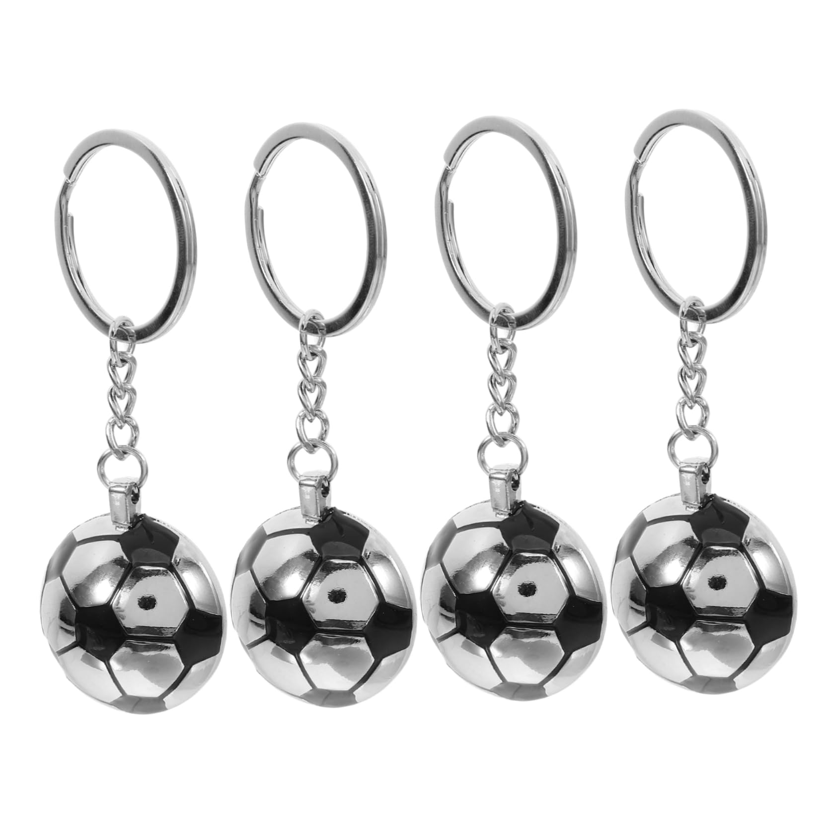 12 Pack Soccer Keychain Set - Metal Football Player Keychains for Sports Fans, Team Gifts & Goodie Bag Fillers - Perfect for Game Day, Fan Events & Player Appreciation
