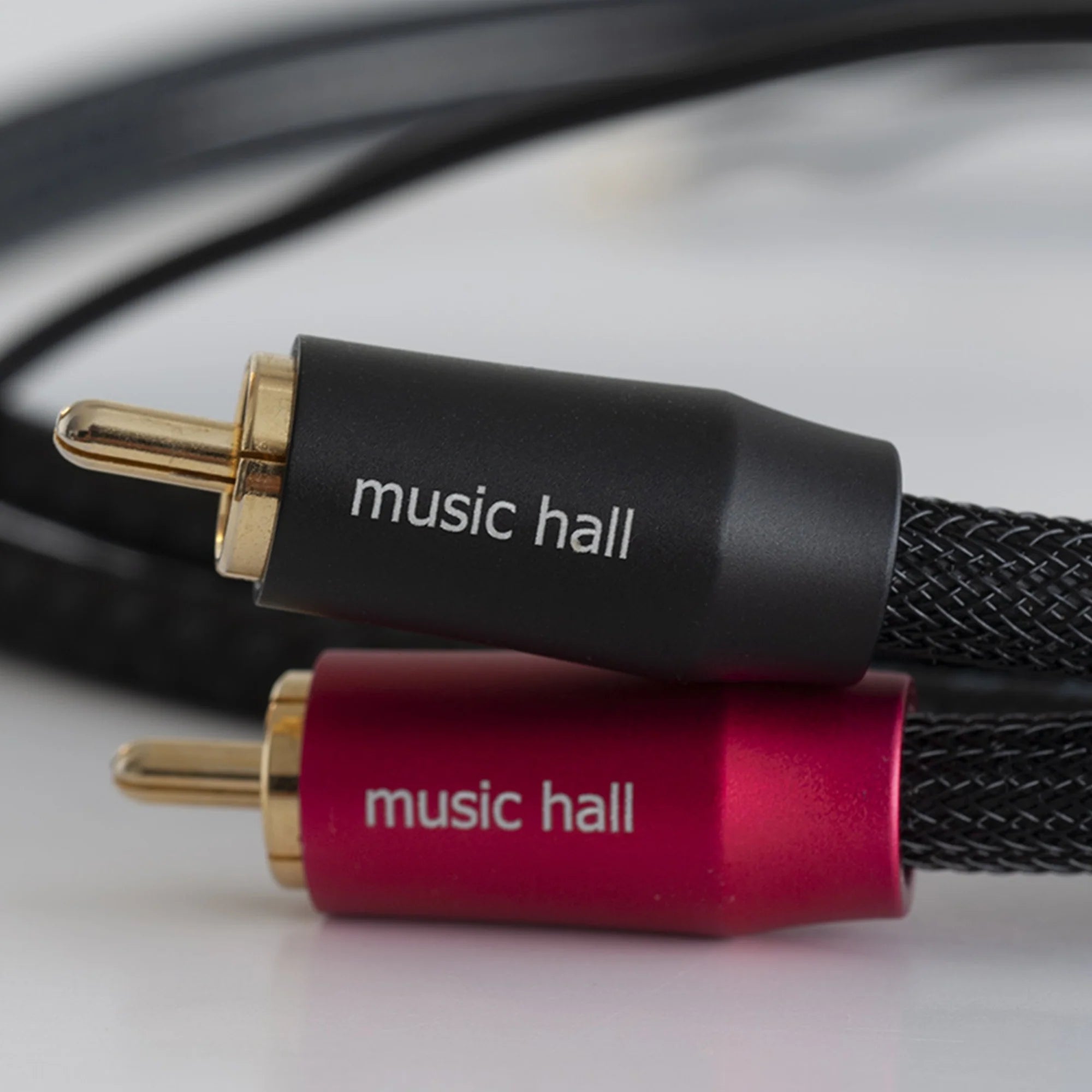 High-Quality Music Hall Connect RCA Interconnect Cables - Premium Audio Cables for Turntables, CD Players & Home Theater Systems - Perfect for Audiophiles & Music Enthusiasts