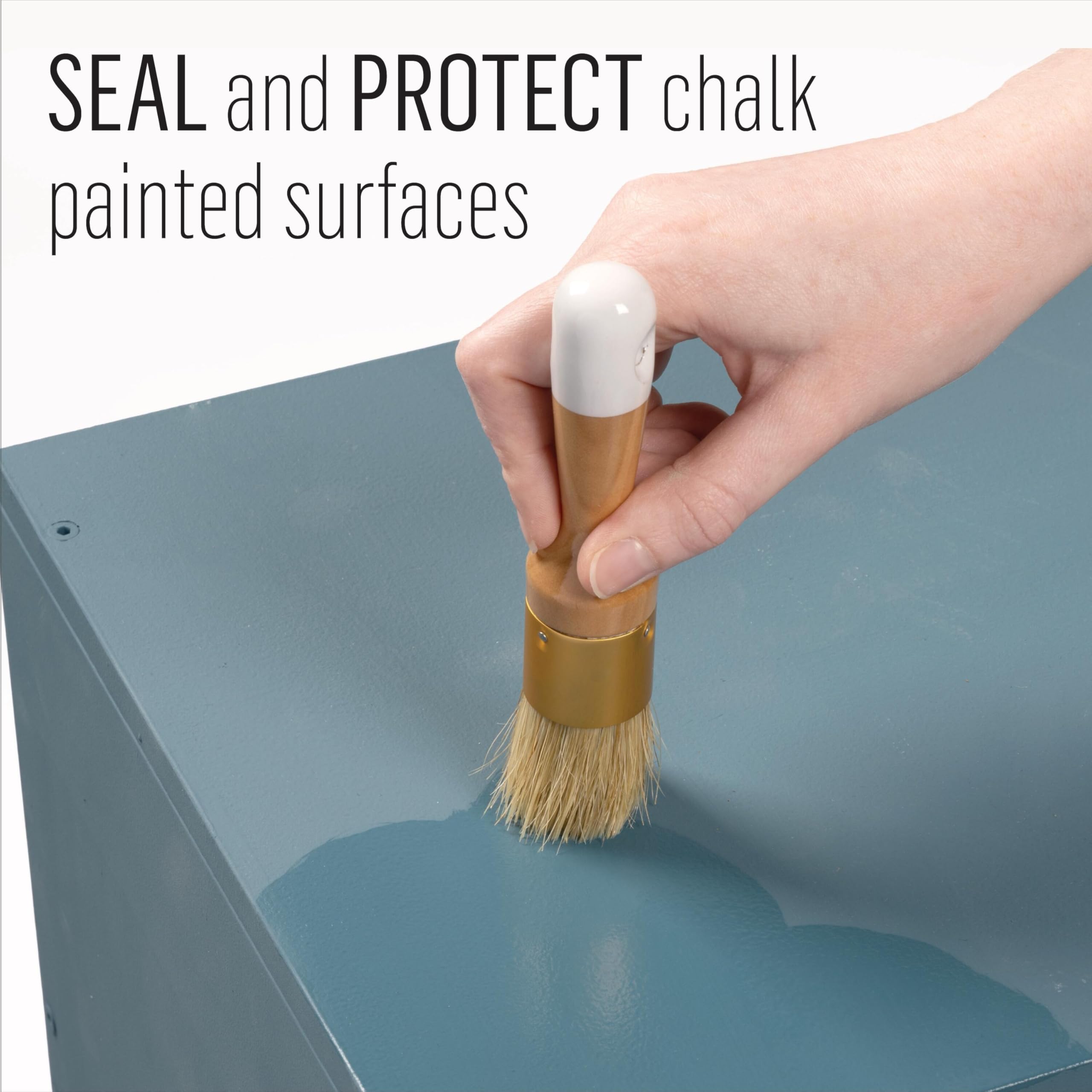FolkArt Chalk & Wax Brushes for Home Decor DIY